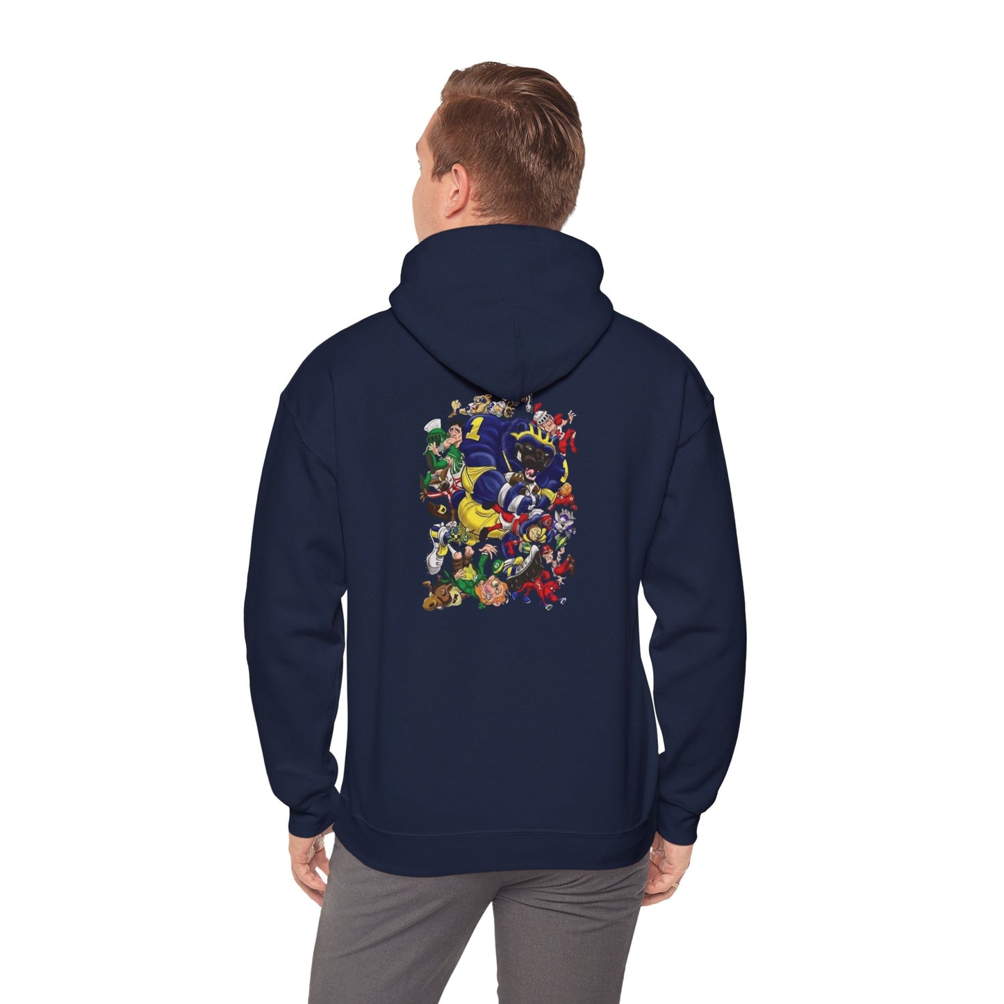 Michigan Sweatshirt with Bold Graphic Design - Perfect for Fans, Gift for Holidays, Casual Wear, Sports Events, Cozy Style