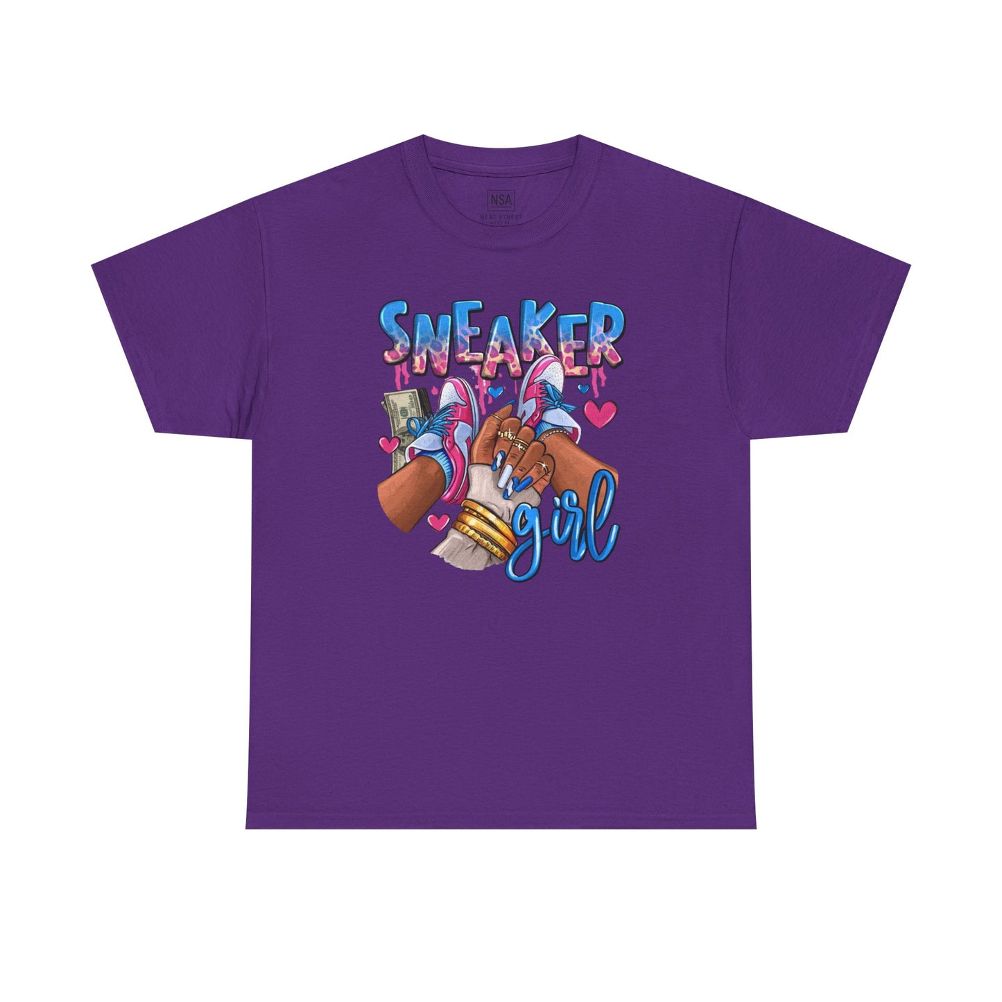 Sneaker Girl Unisex Heavy Cotton Tee