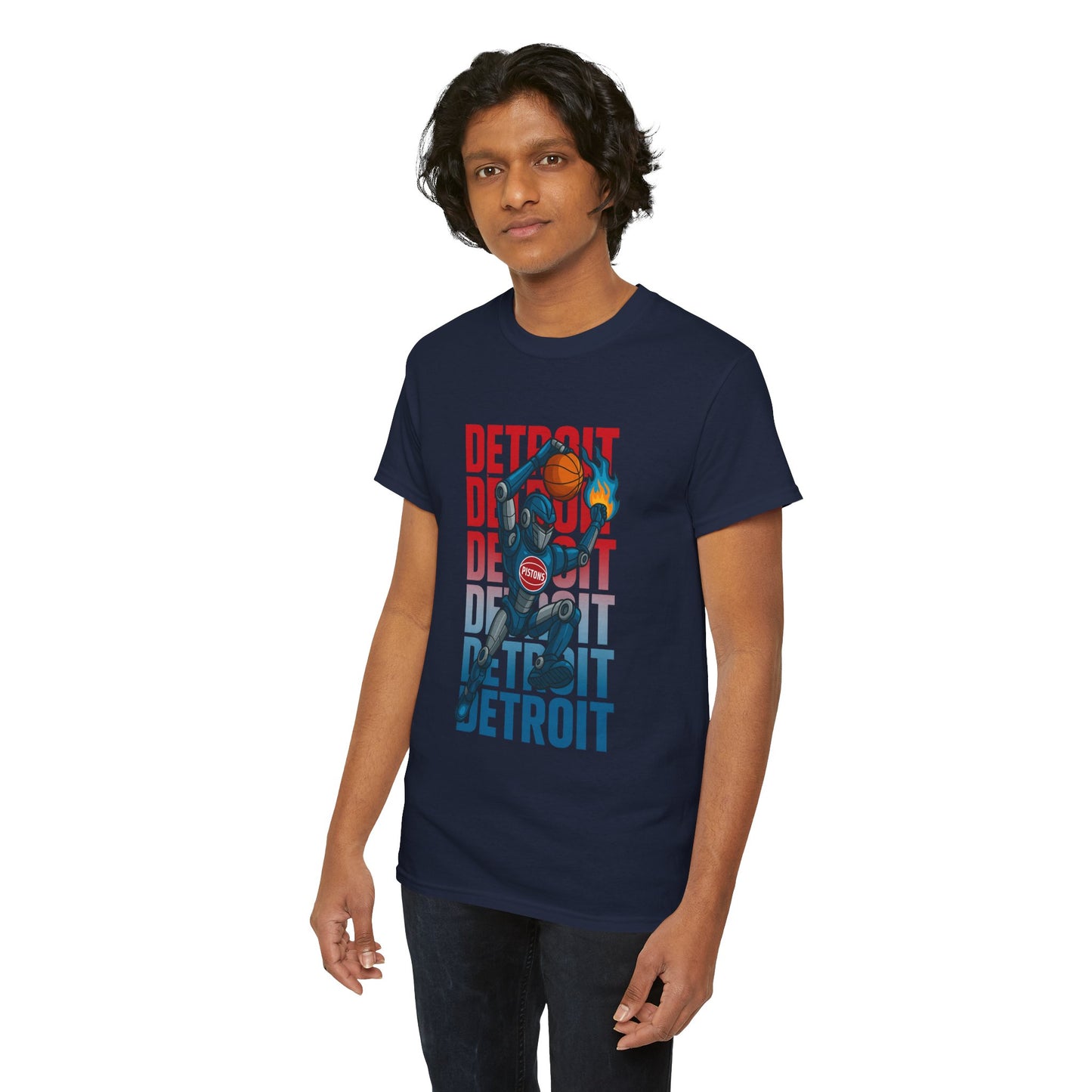 Detroit Basketball Neat Street Graphic Tee