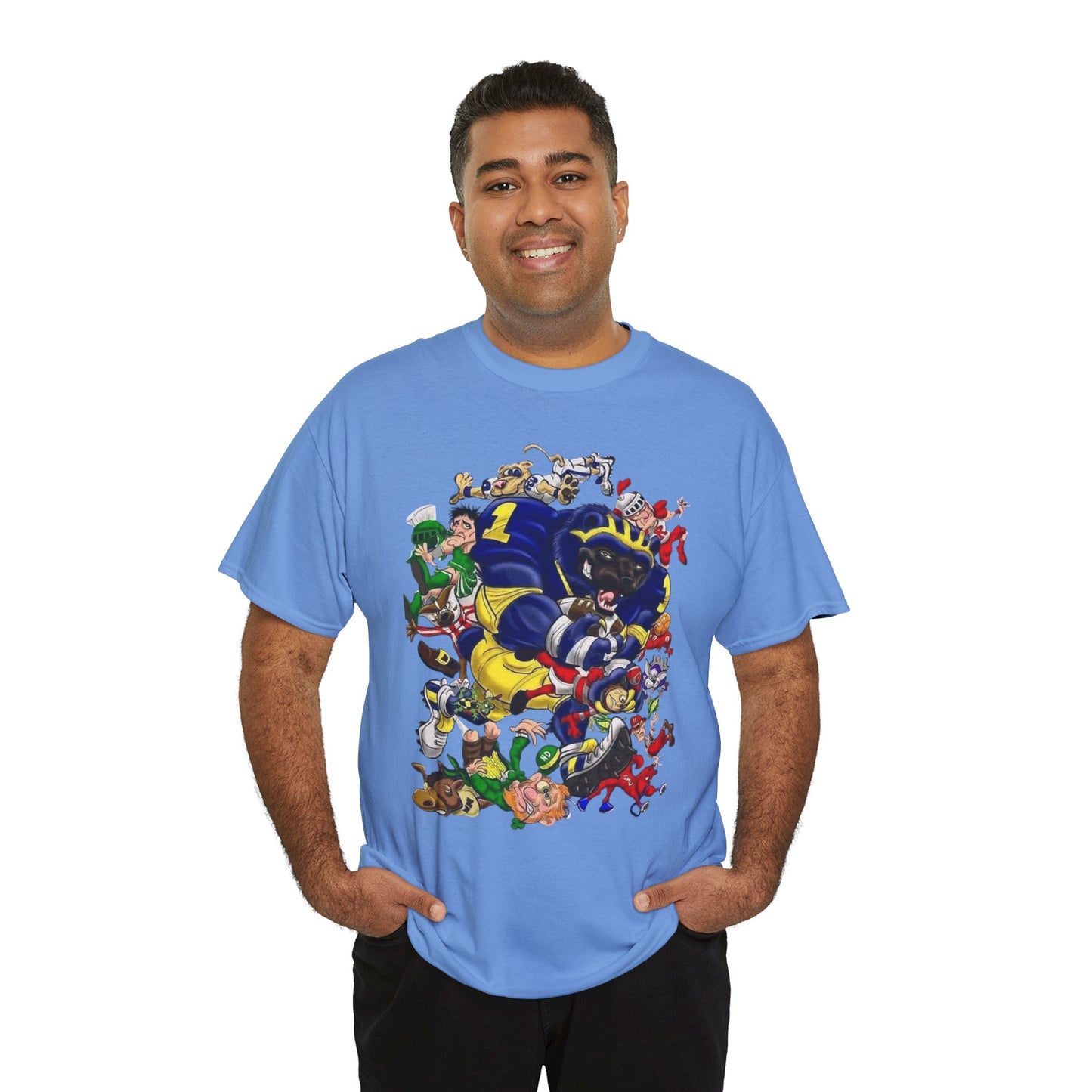 Wolverines Unisex Heavy Cotton Tee