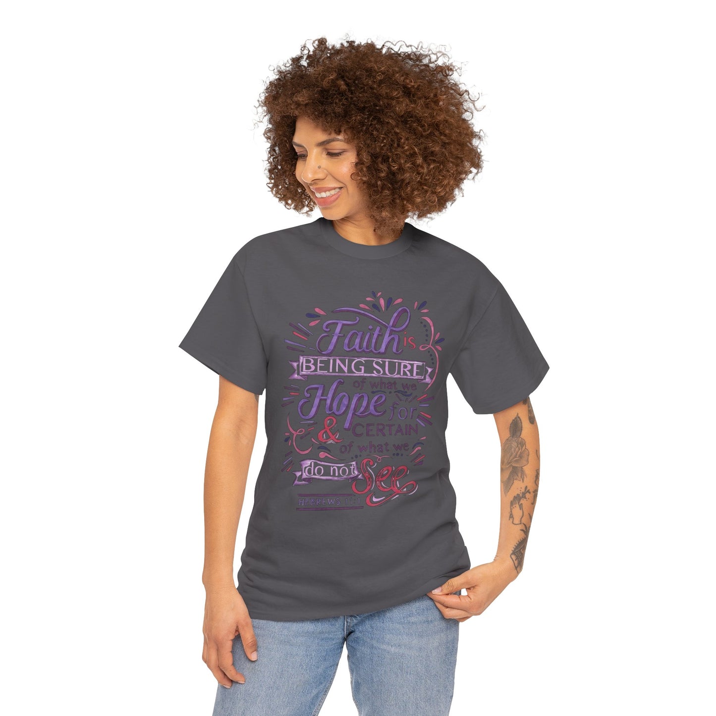 Inspirational Faith & Hope Unisex Cotton T-shirt