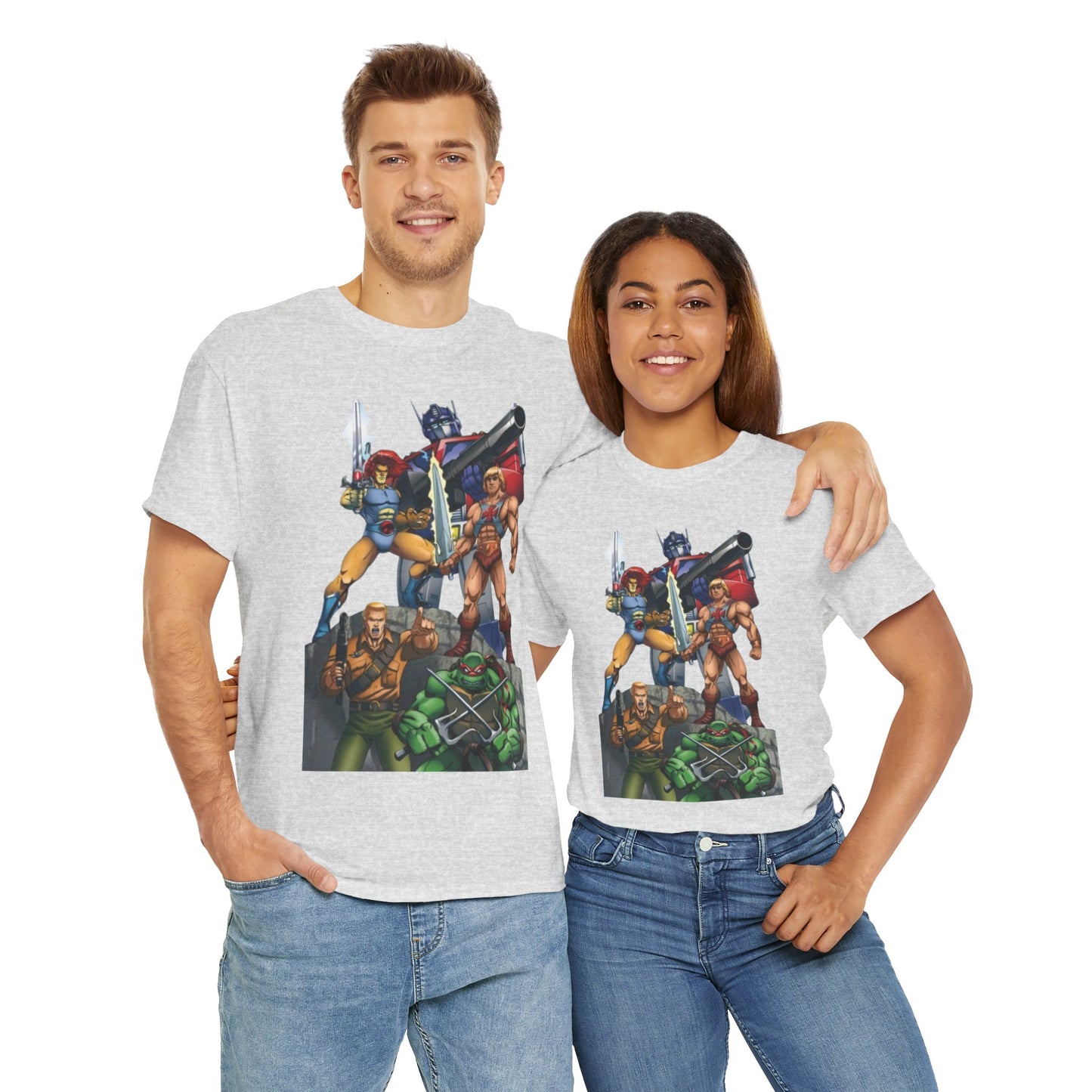 Retro 80s Action Heroes Unisex Tee