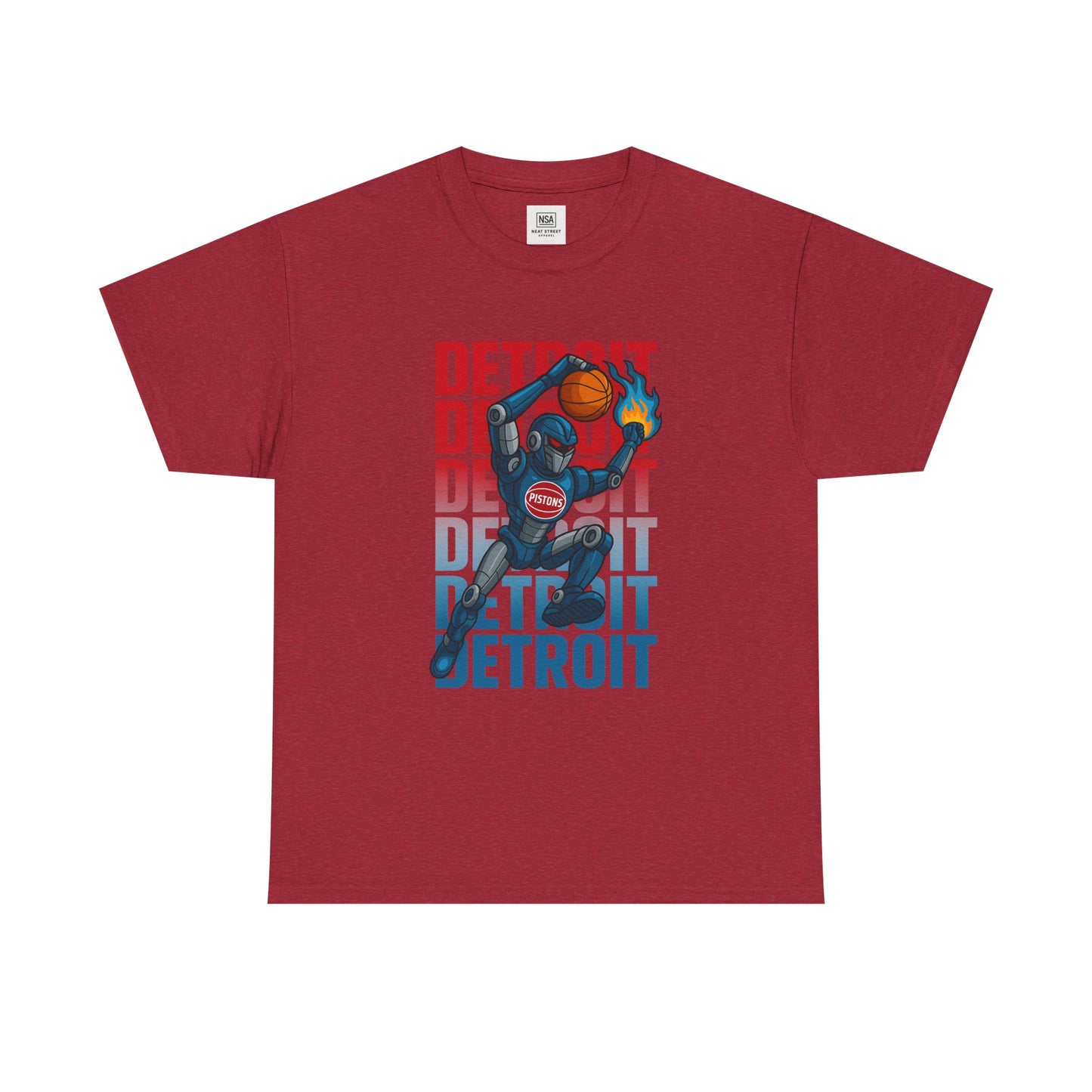 Detroit Basketball Neat Street Graphic Tee