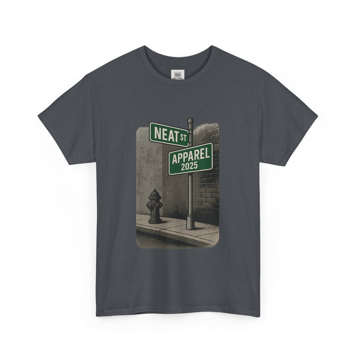 Vintage Neat Street Unisex Heavy Cotton Tee