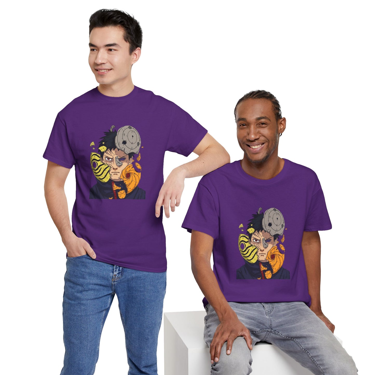 Obito Anime Unisex Heavy Cotton Tee