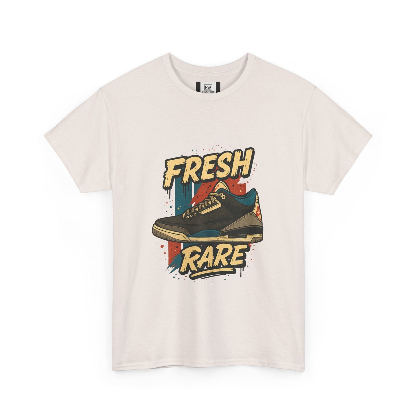 Streetwear Graphic Tee - 'Fresh-Rare' Unisex Heavy Cotton T-Shirt for Rare Air Jordan 3 release