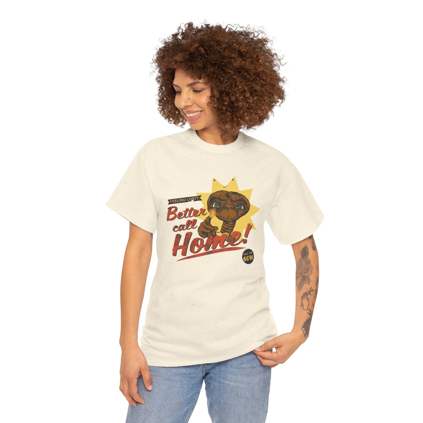 Better Call Home! Unisex Heavy Cotton Tee