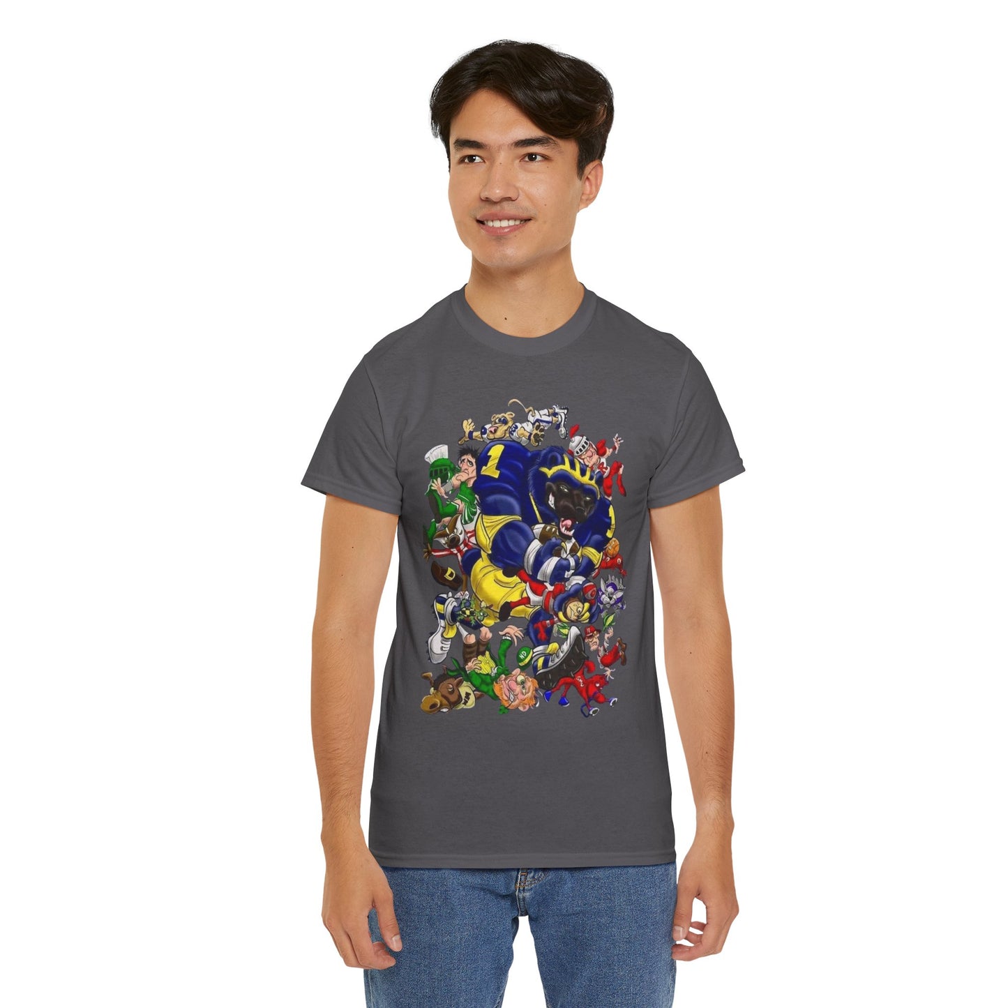 Wolverines Unisex Heavy Cotton Tee