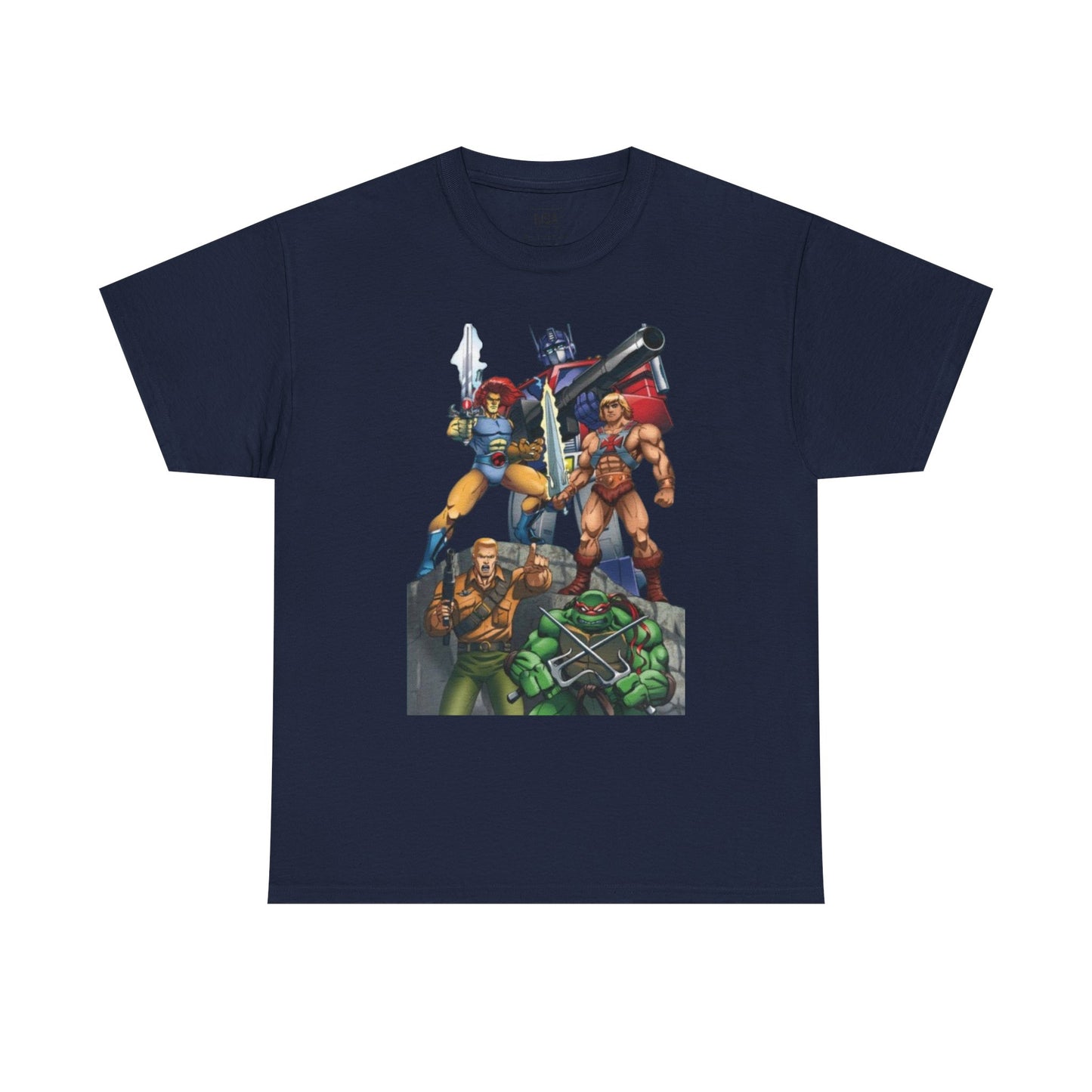 Retro 80s Action Heroes Unisex Tee
