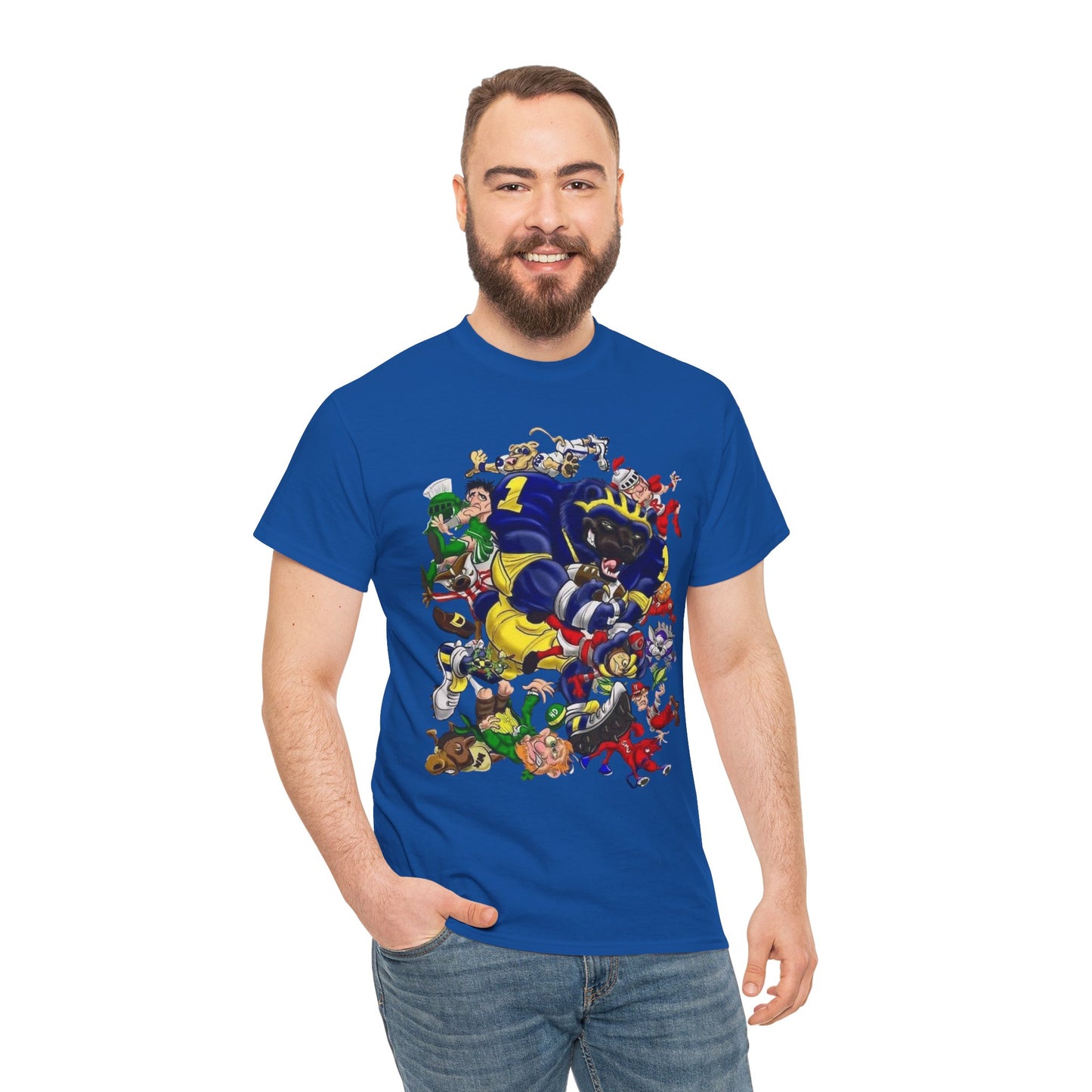 Wolverines Unisex Heavy Cotton Tee