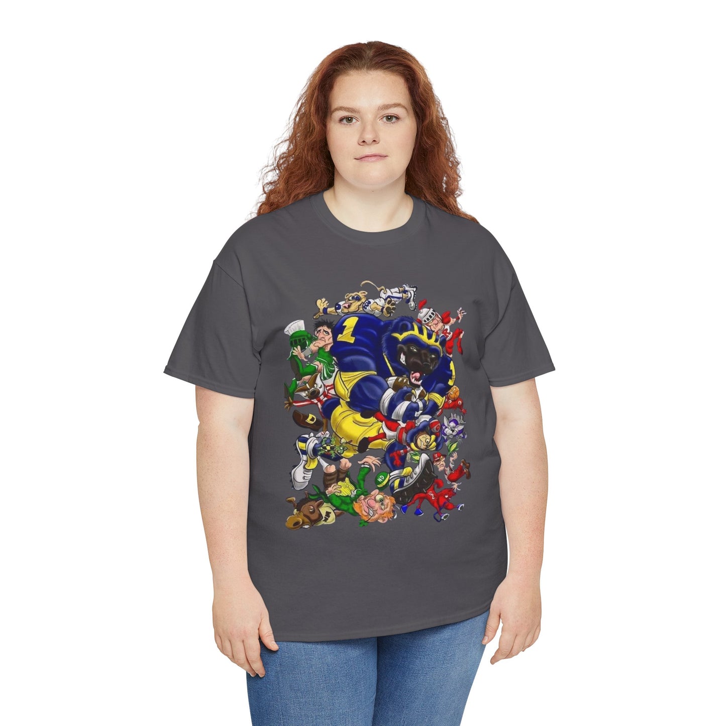 Wolverines Unisex Heavy Cotton Tee