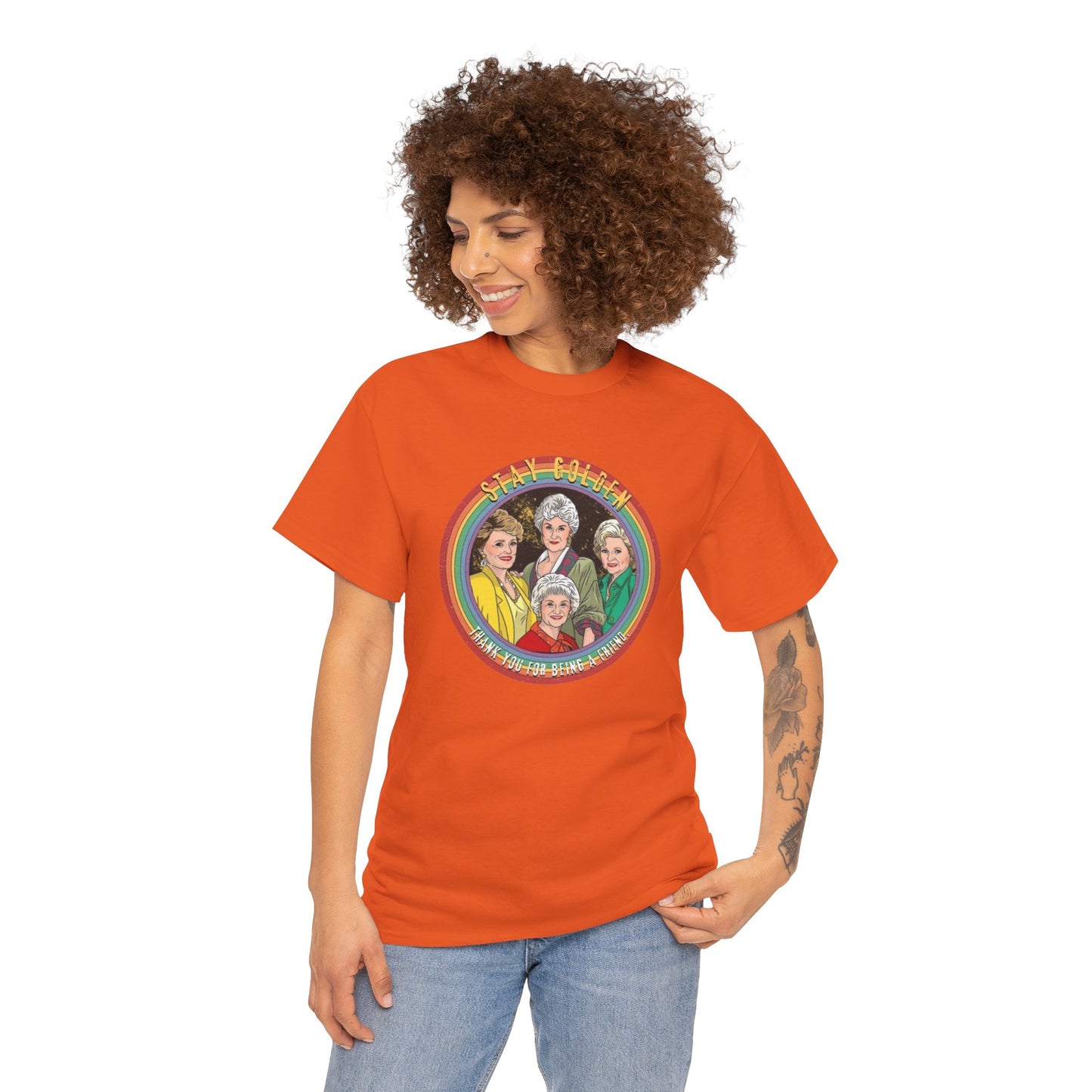 Retro Golden Girls Unisex Heavy Cotton Tee