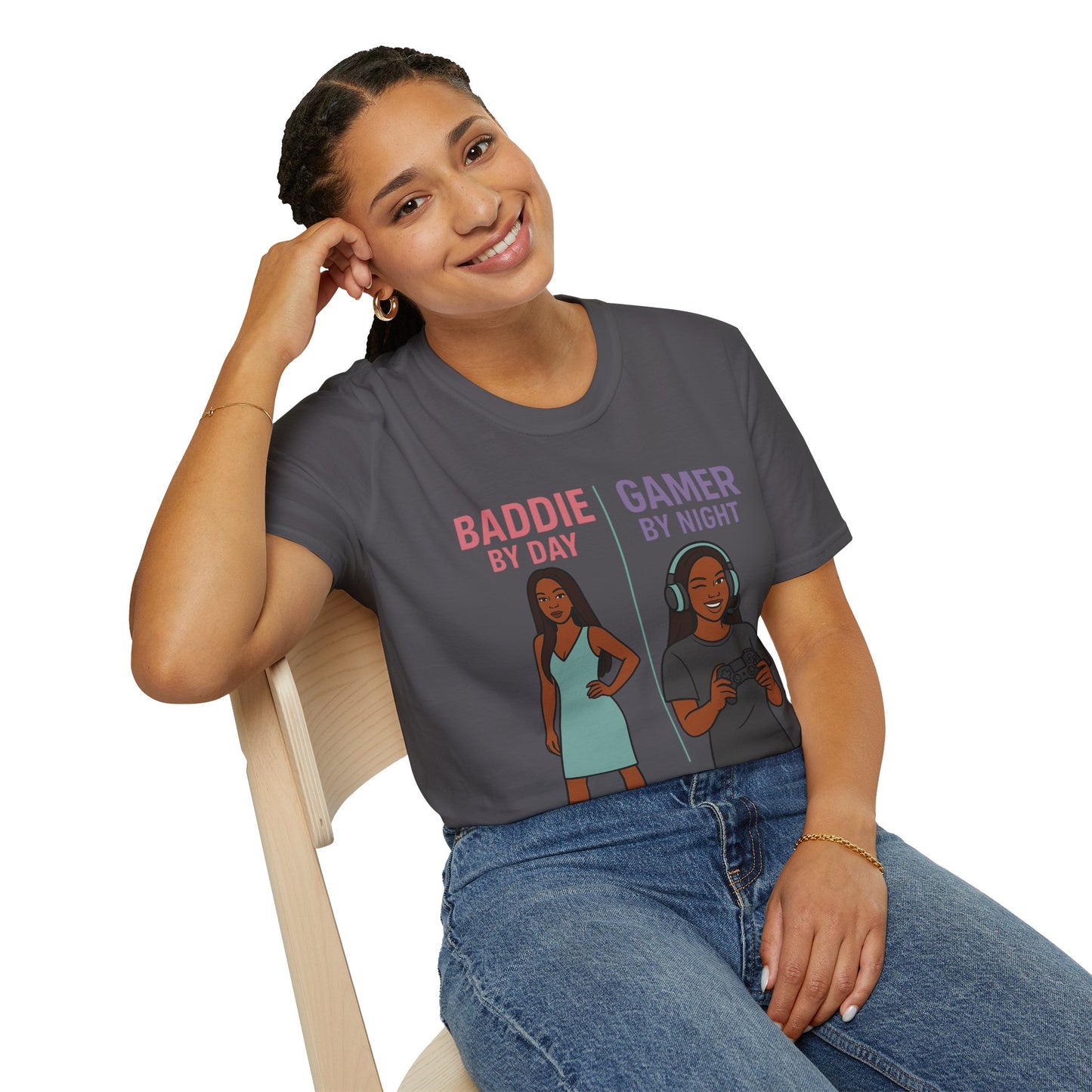Baddie Gamer Unisex Softstyle T-Shirt