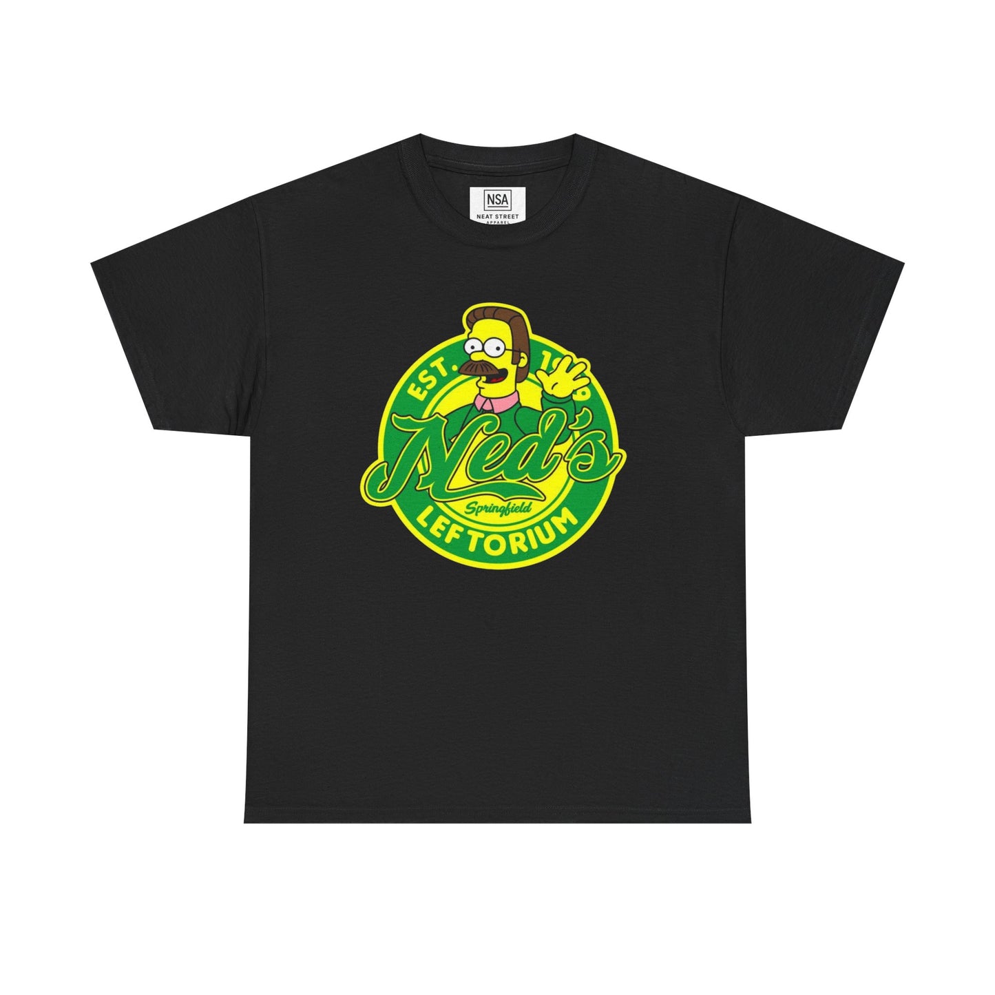 Ned's Leftorium Unisex Heavy Cotton Tee