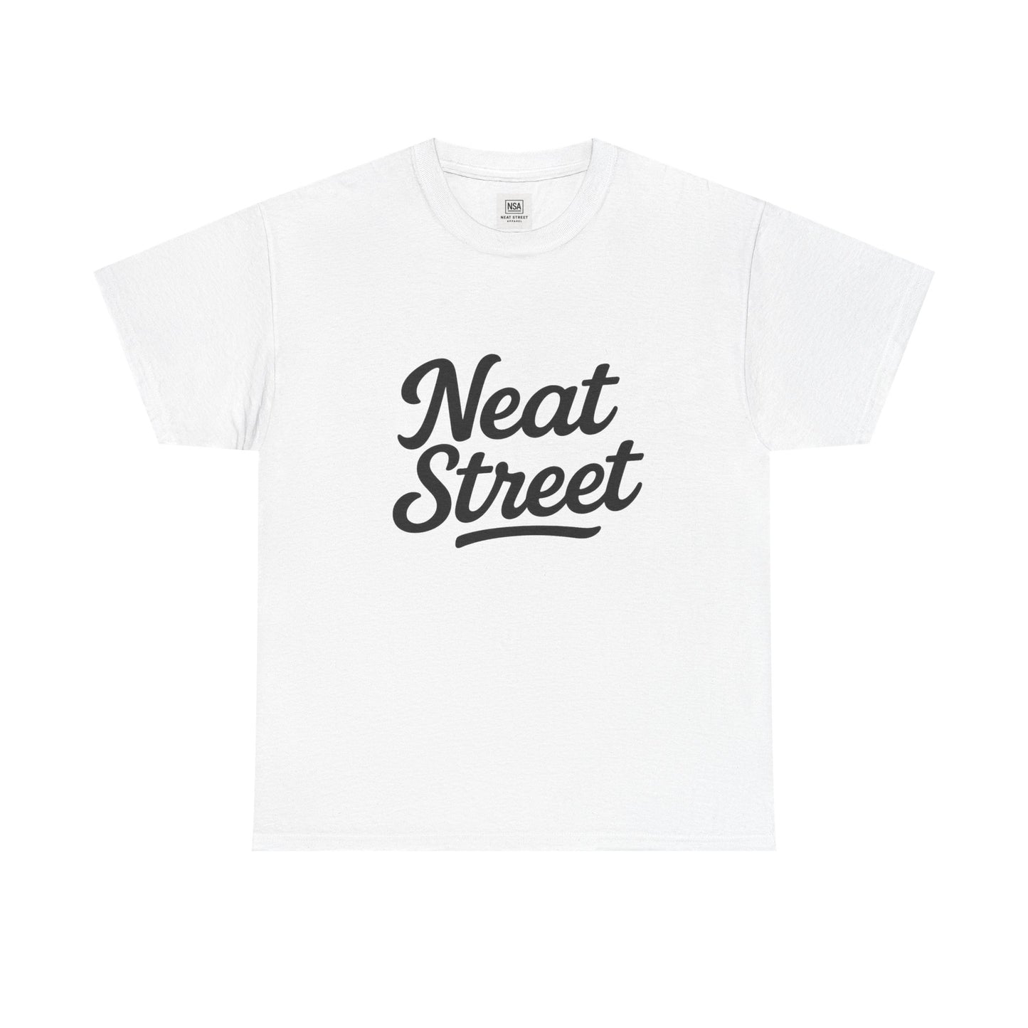 'Neat Street' Basic Tee (Black letters)