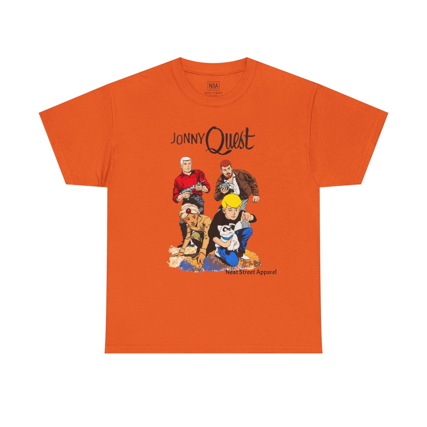 Jonny Quest Cartoon Unisex Heavy Cotton Tee