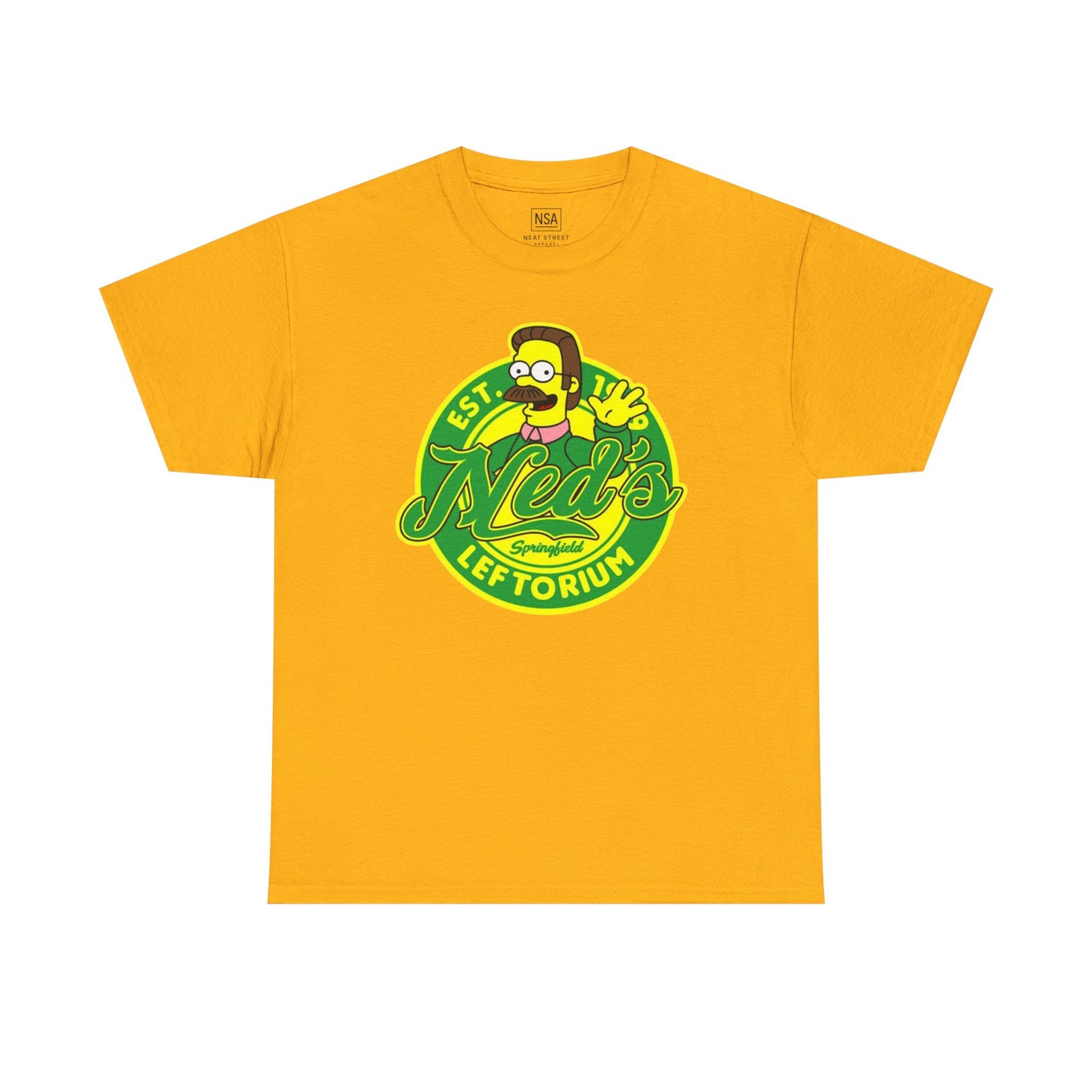 Ned's Leftorium Unisex Heavy Cotton Tee