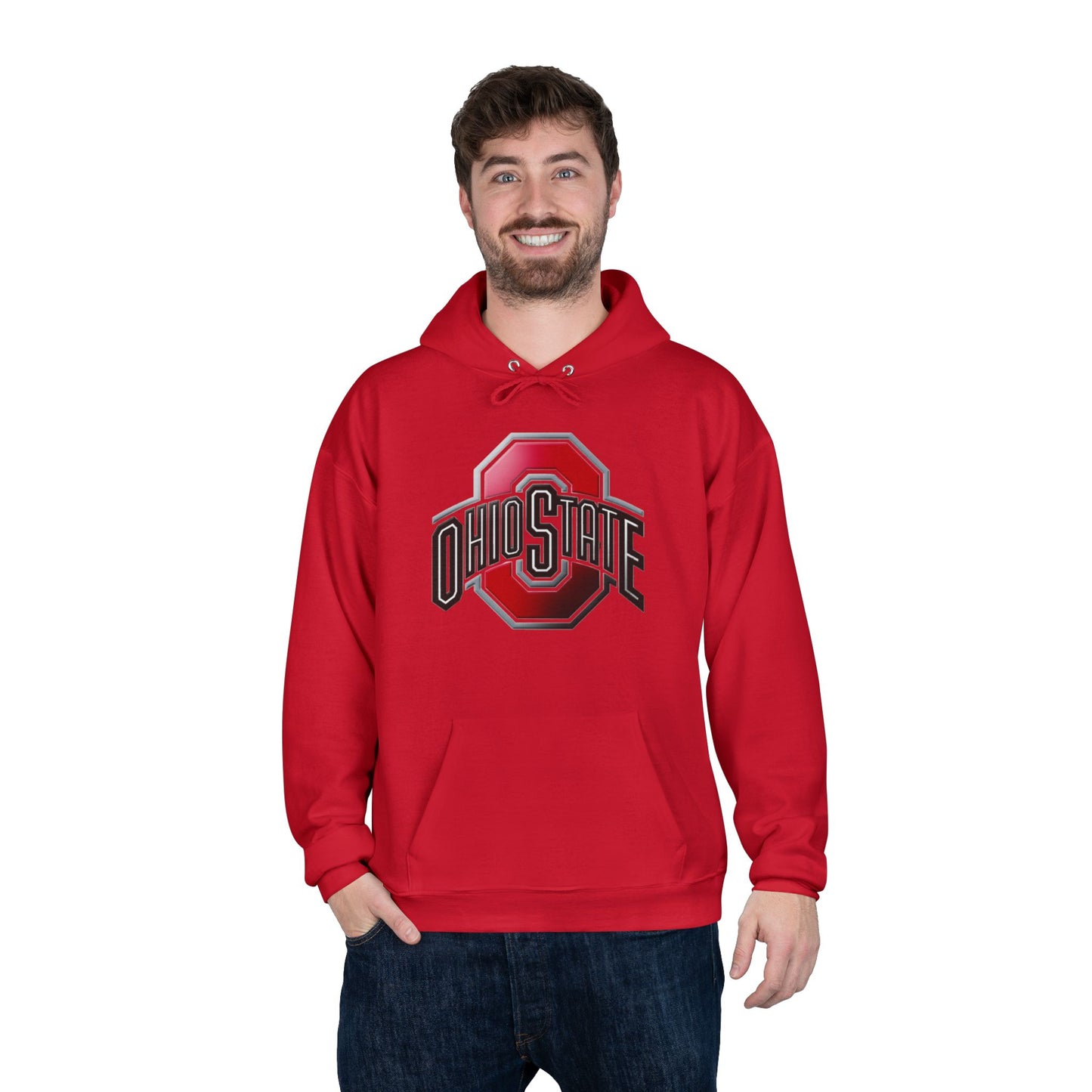 Buckeyes Unisex EcoSmart Pullover Hoodie, Sports Fan Gift, College Hoodie