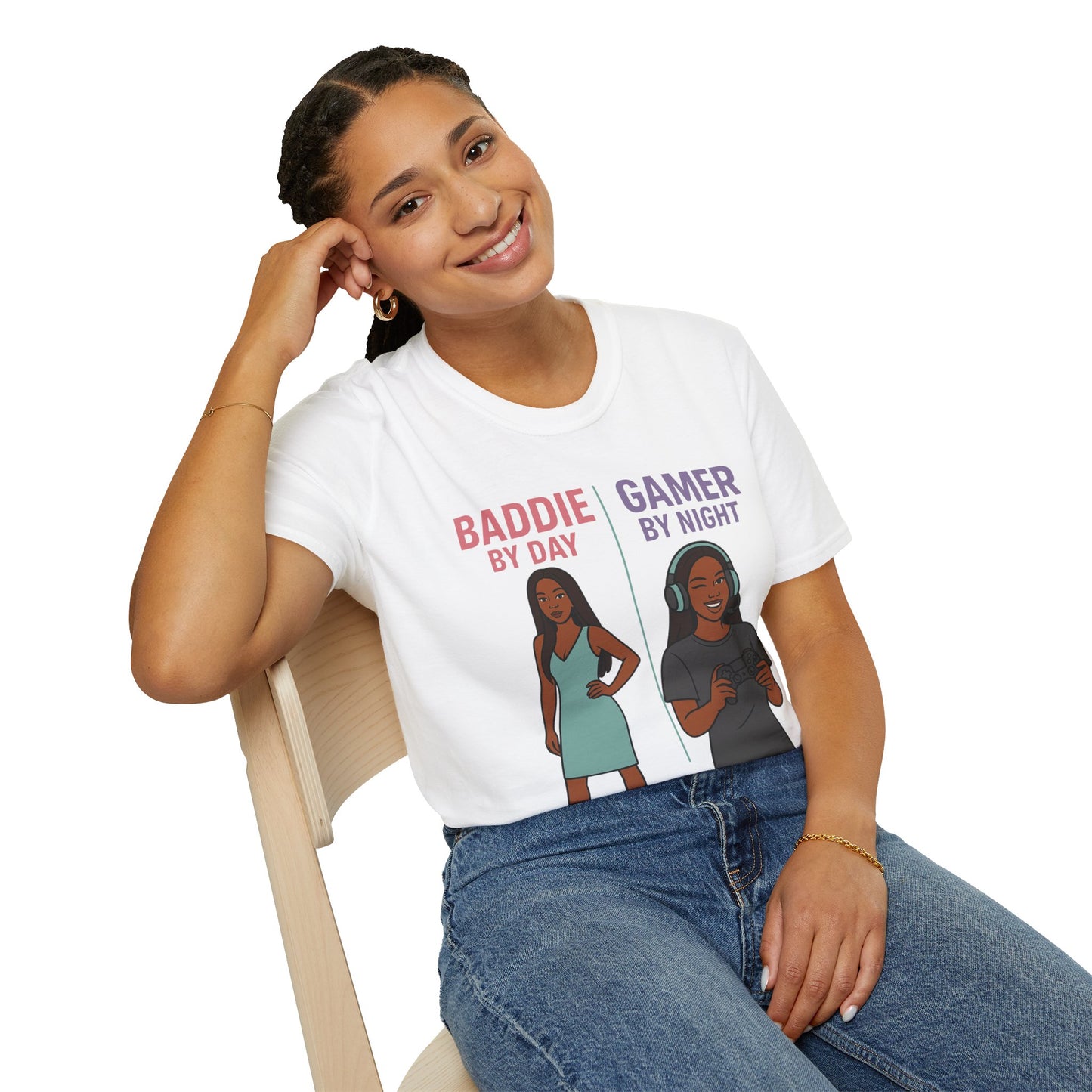 Baddie Gamer Unisex Softstyle T-Shirt