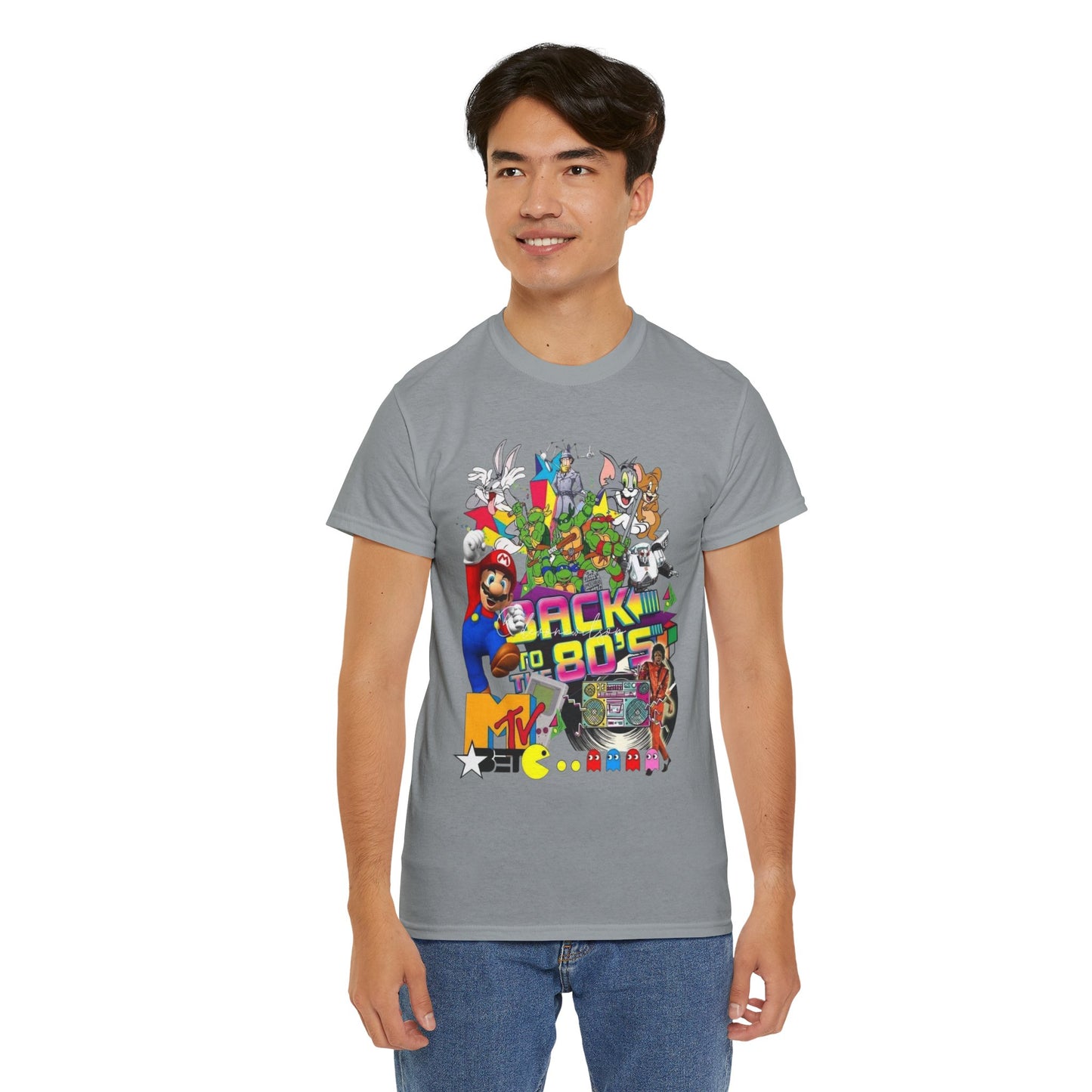 Retro 80s Unisex Heavy Cotton Tee