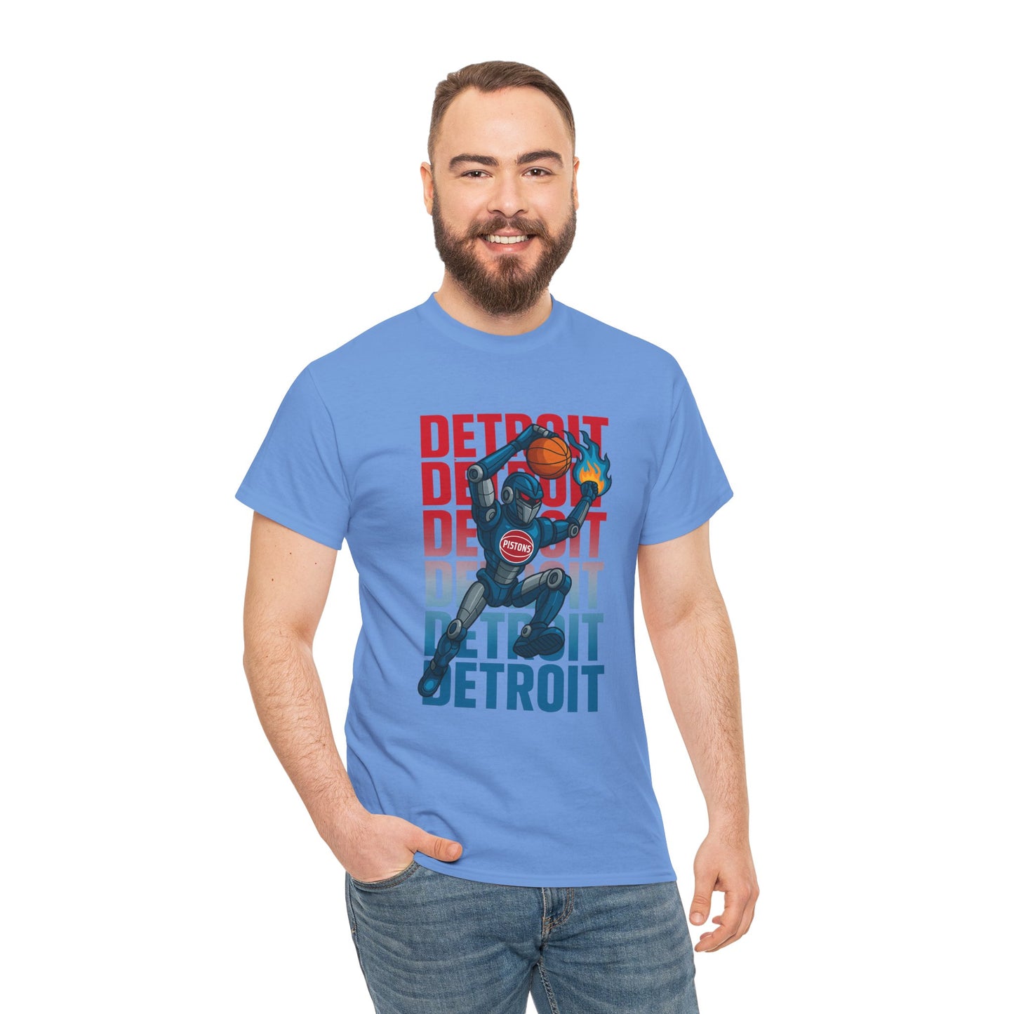 Detroit Basketball Neat Street Graphic Tee