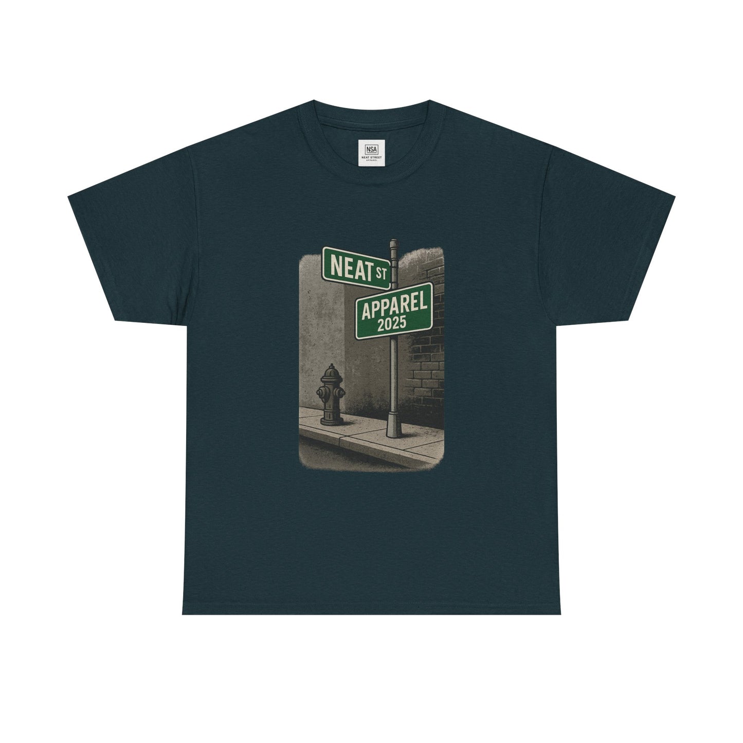 Vintage Neat Street Unisex Heavy Cotton Tee