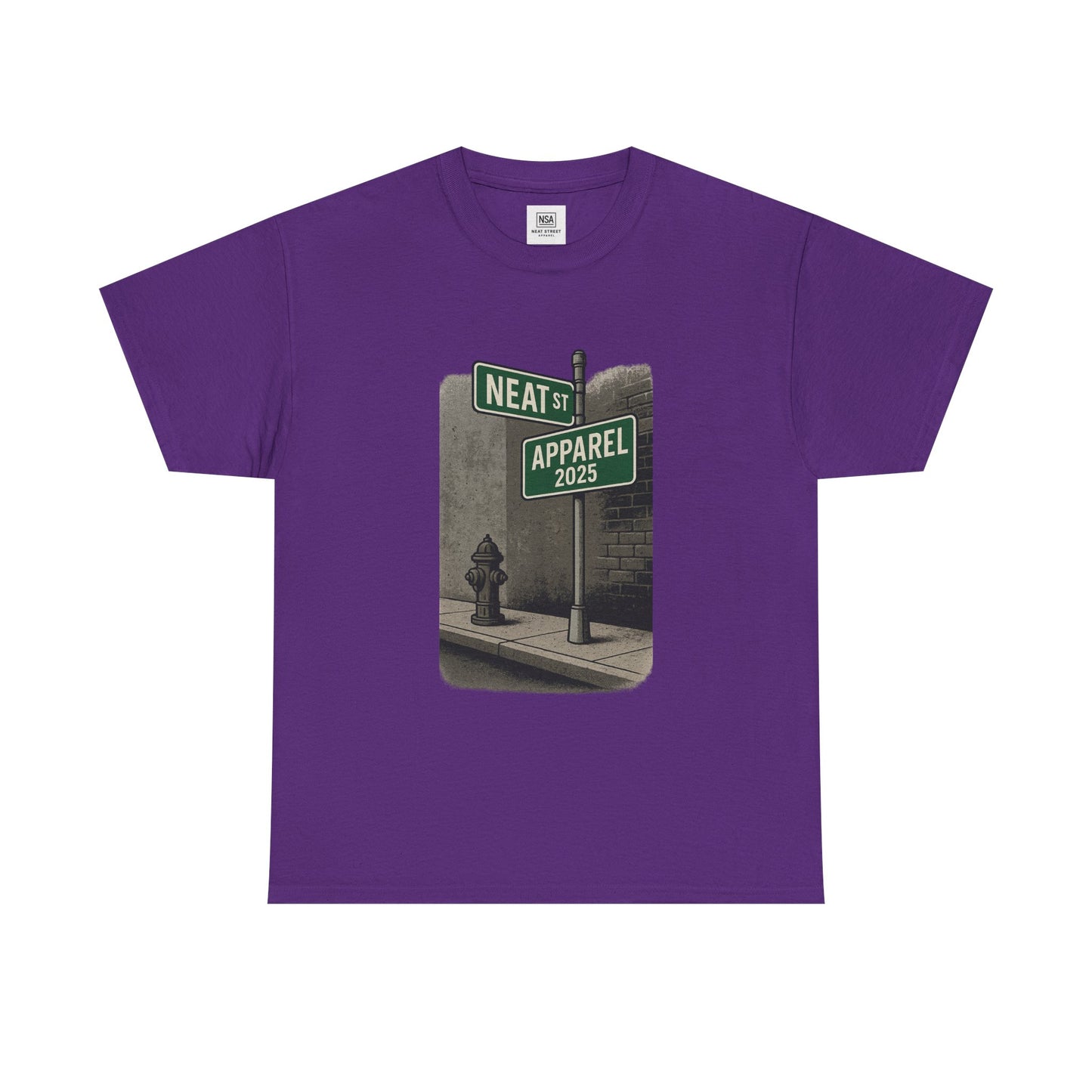 Vintage Neat Street Unisex Heavy Cotton Tee