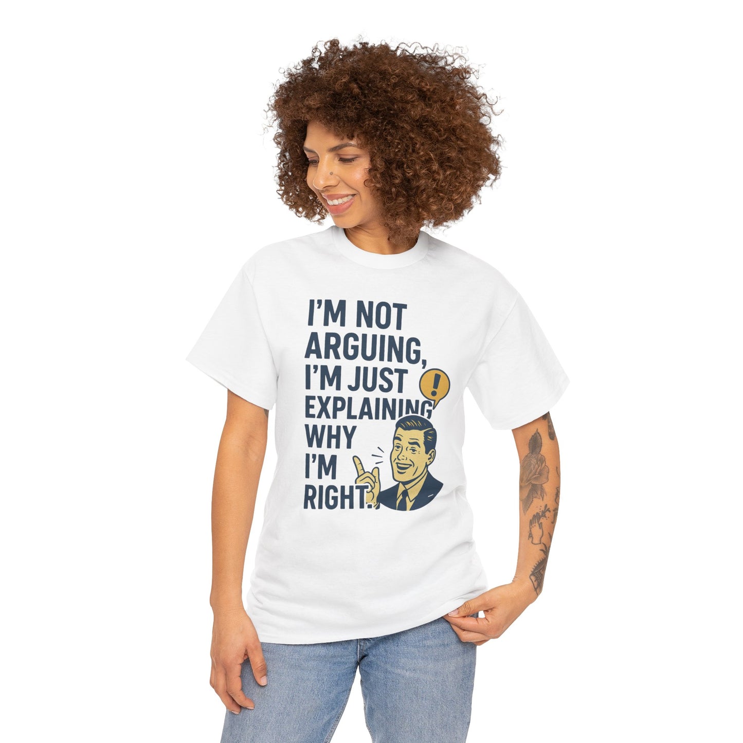 Unisex Humorous Explanation Tee, Funny T-Shirt