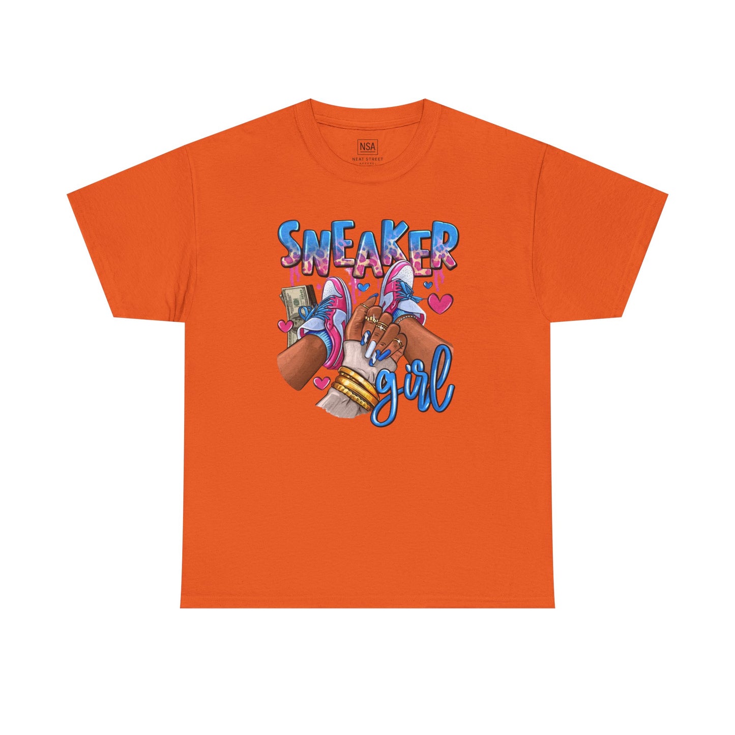 Sneaker Girl Unisex Heavy Cotton Tee