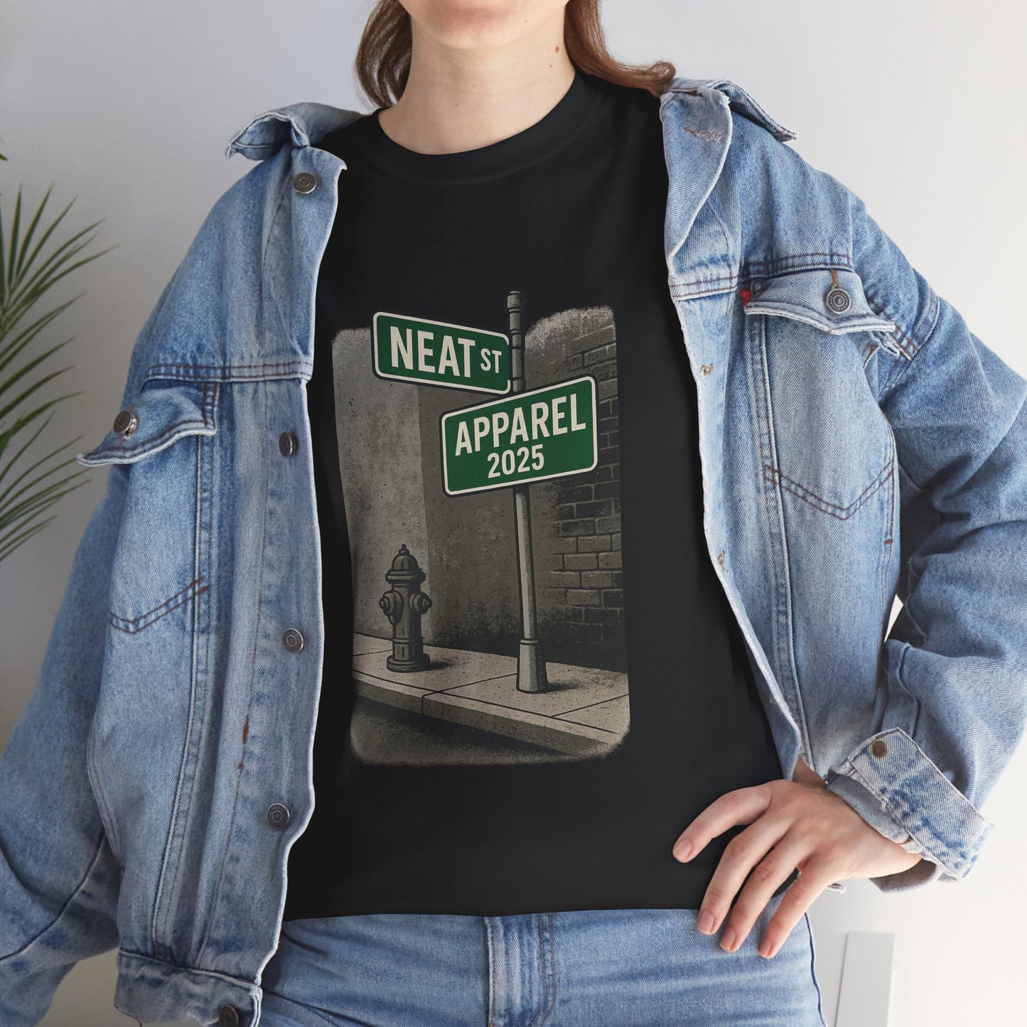 Vintage Neat Street Unisex Heavy Cotton Tee