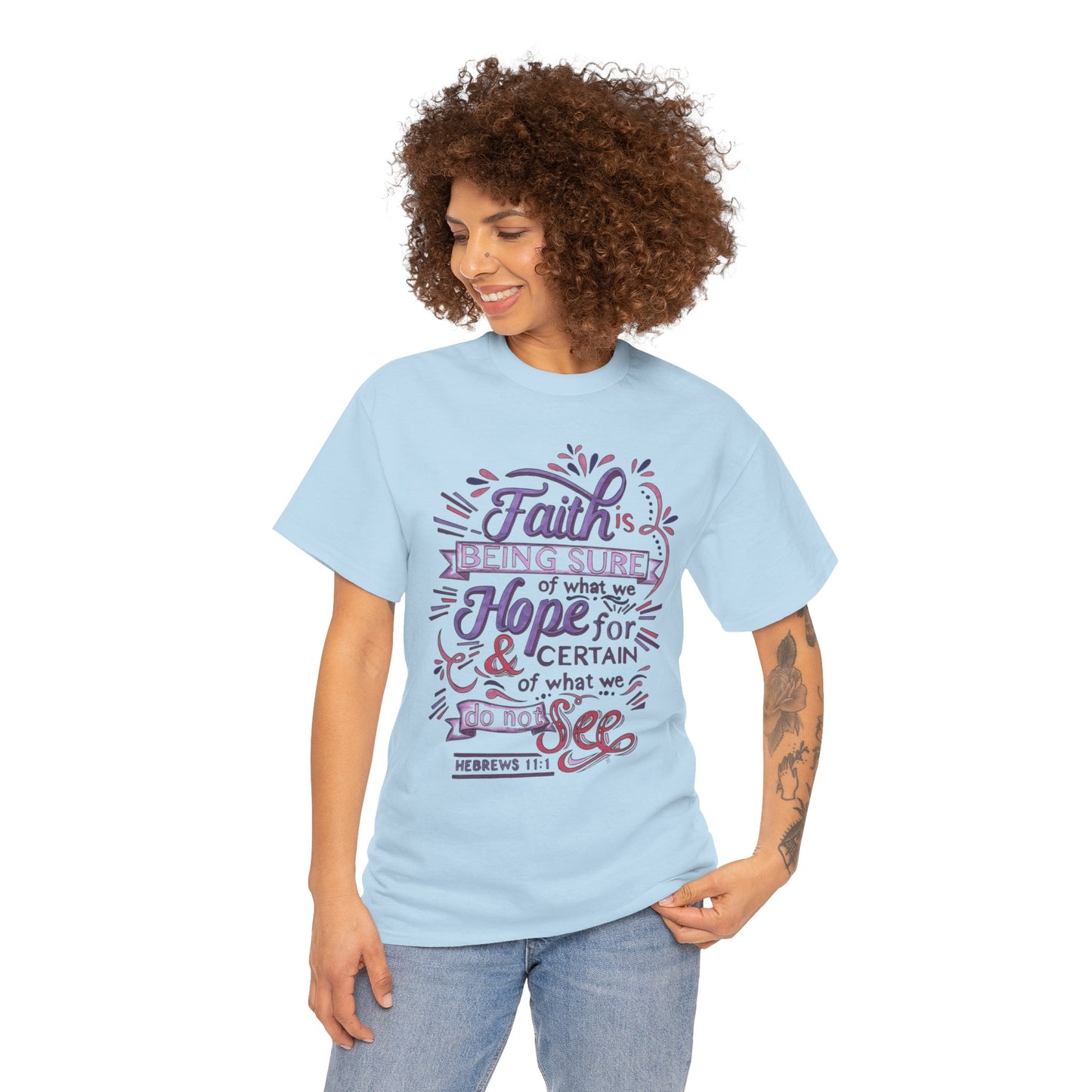 Inspirational Faith & Hope Unisex Cotton T-shirt
