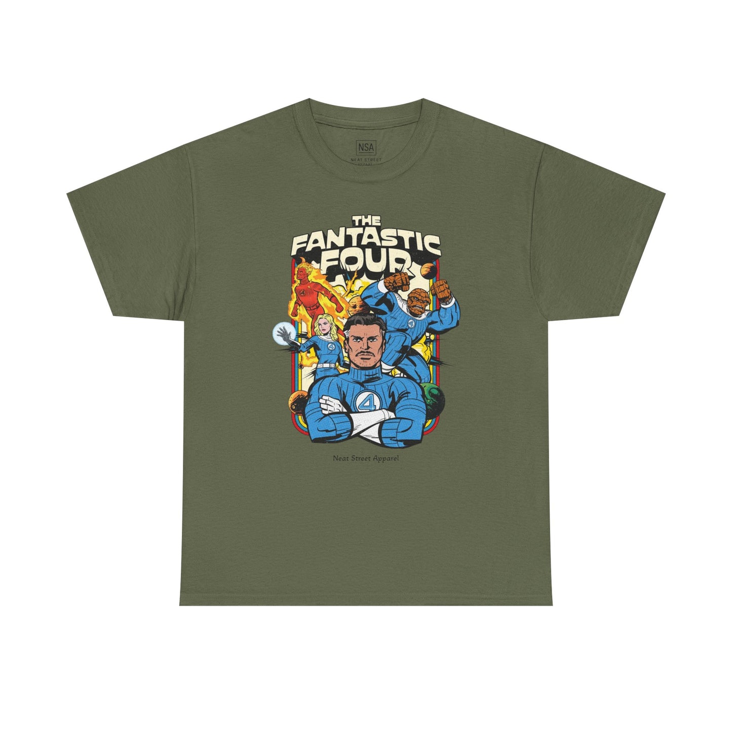 Fantastic Four Retro Graphic Tee
