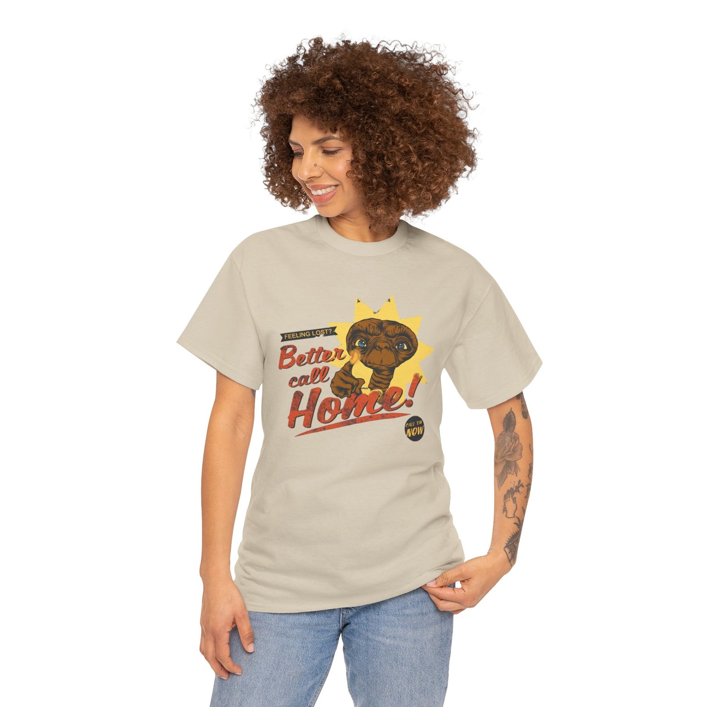 Better Call Home! Unisex Heavy Cotton Tee