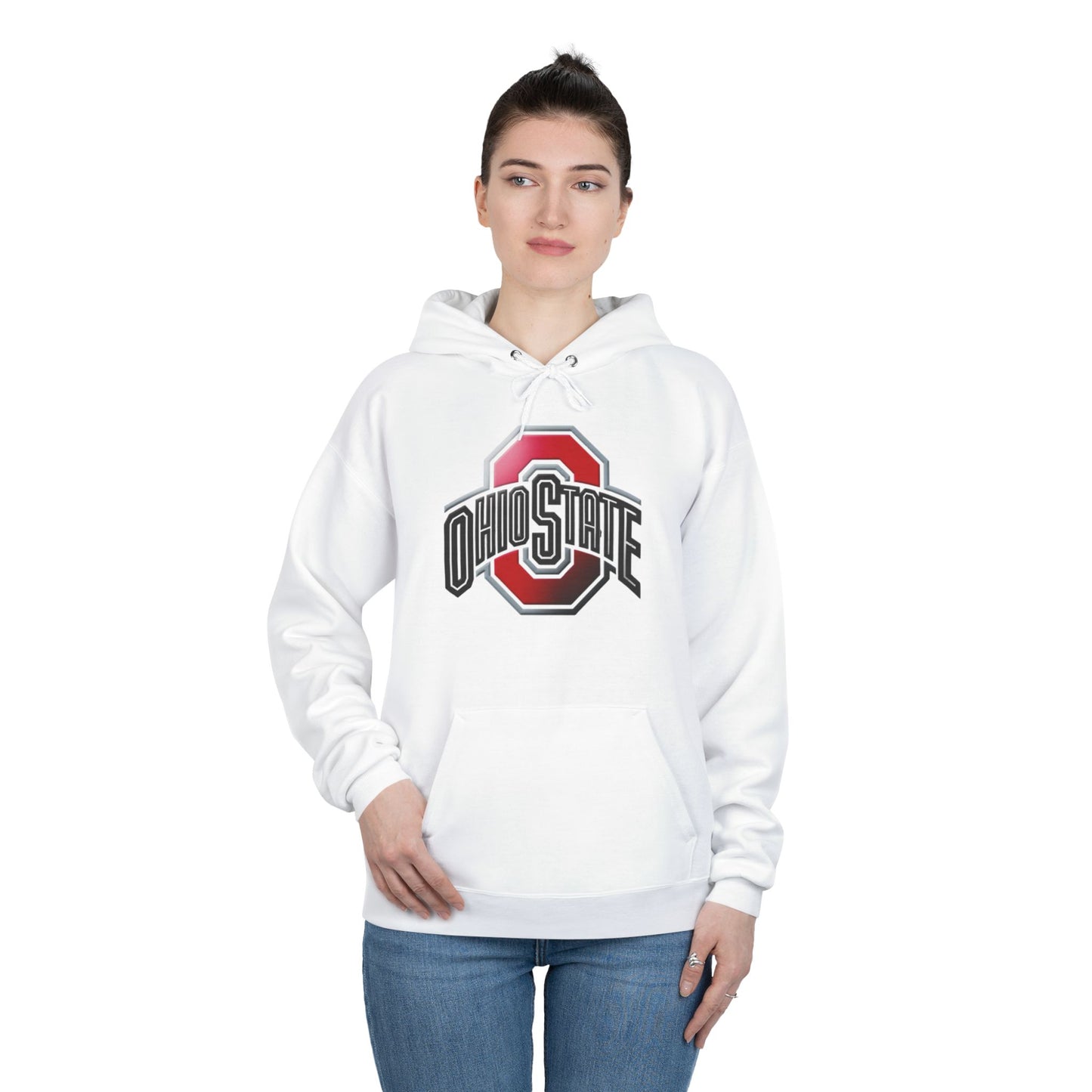 Buckeyes Unisex EcoSmart Pullover Hoodie, Sports Fan Gift, College Hoodie