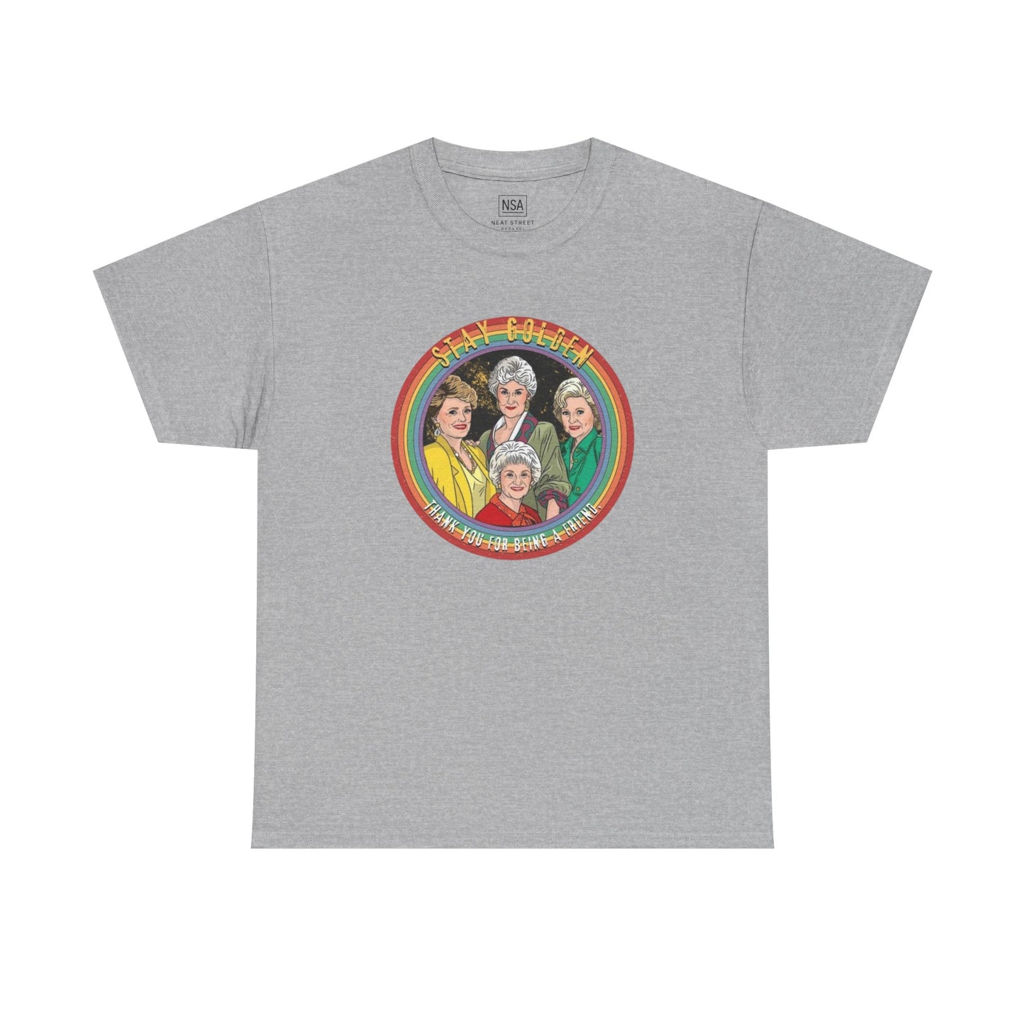 Retro Golden Girls Unisex Heavy Cotton Tee