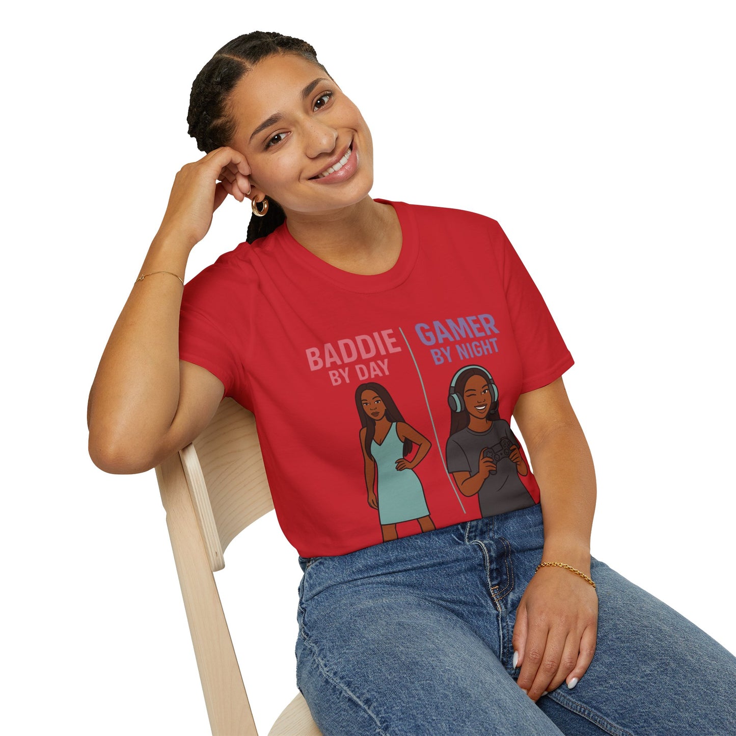 Baddie Gamer Unisex Softstyle T-Shirt