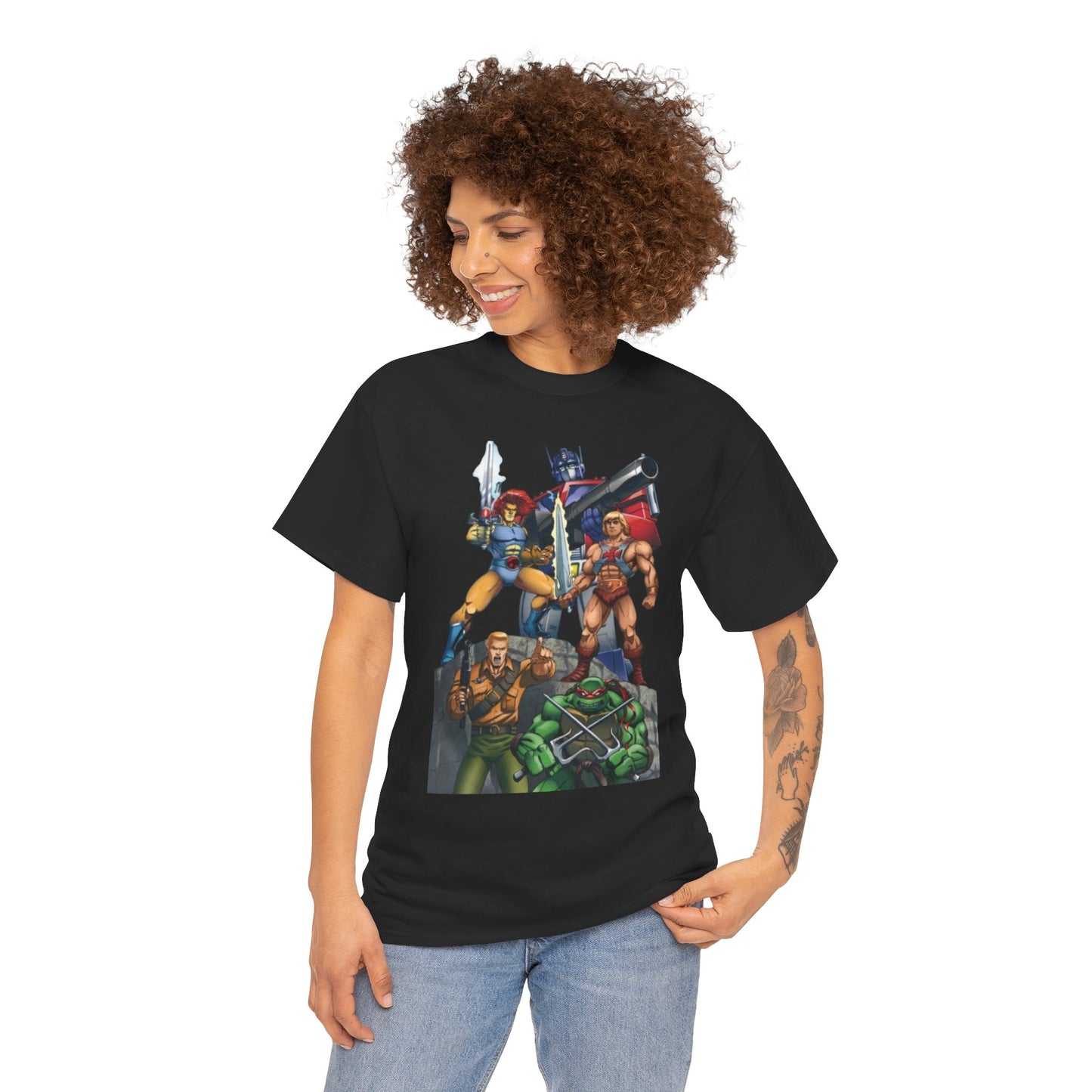 Retro 80s Action Heroes Unisex Tee