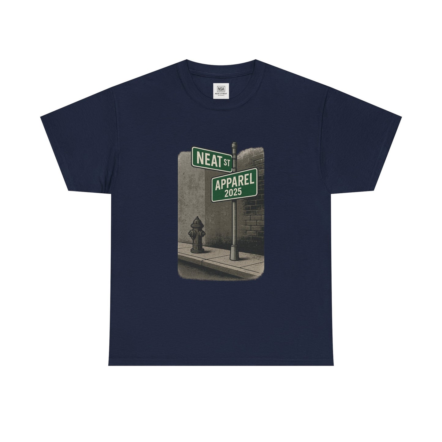 Vintage Neat Street Unisex Heavy Cotton Tee