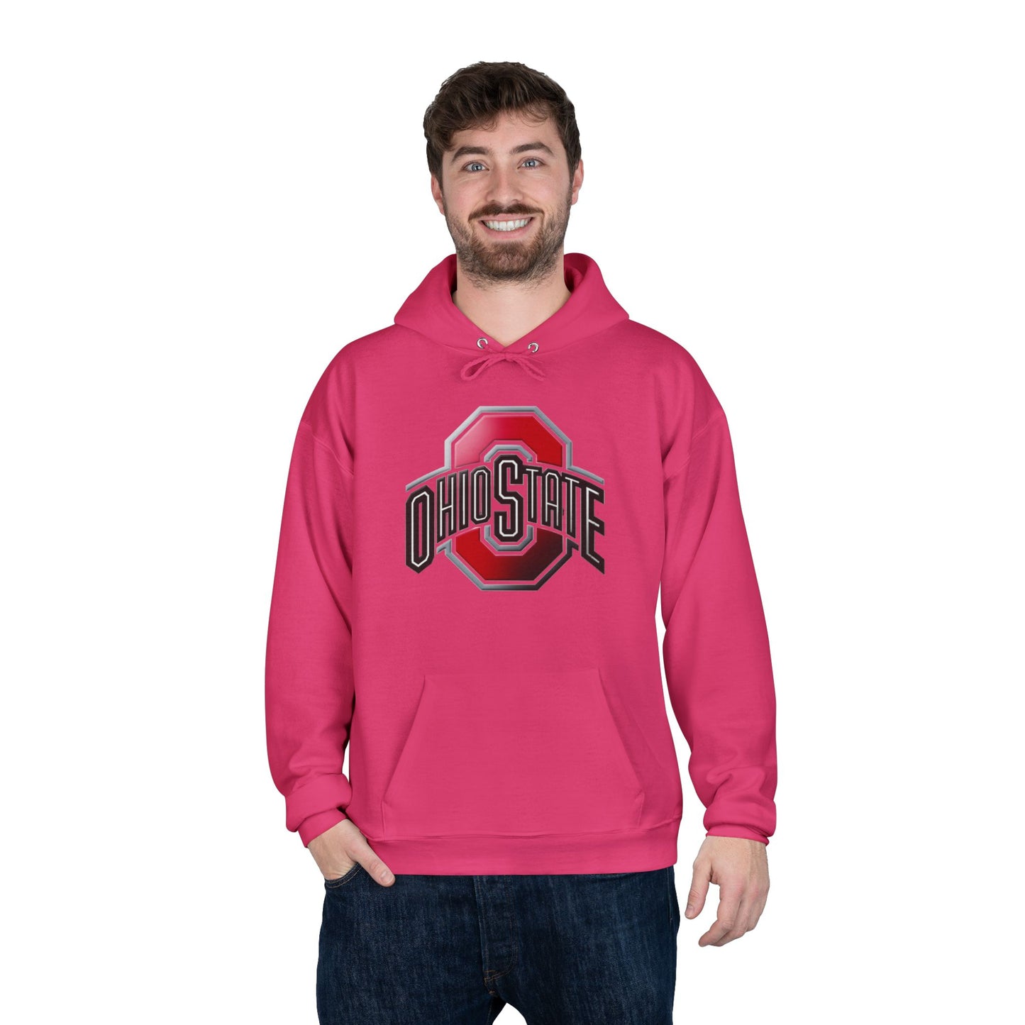 Buckeyes Unisex EcoSmart Pullover Hoodie, Sports Fan Gift, College Hoodie