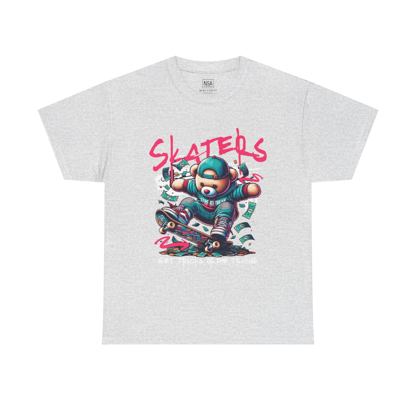 Skater Bear T-Shirt Cool Graphic Tee
