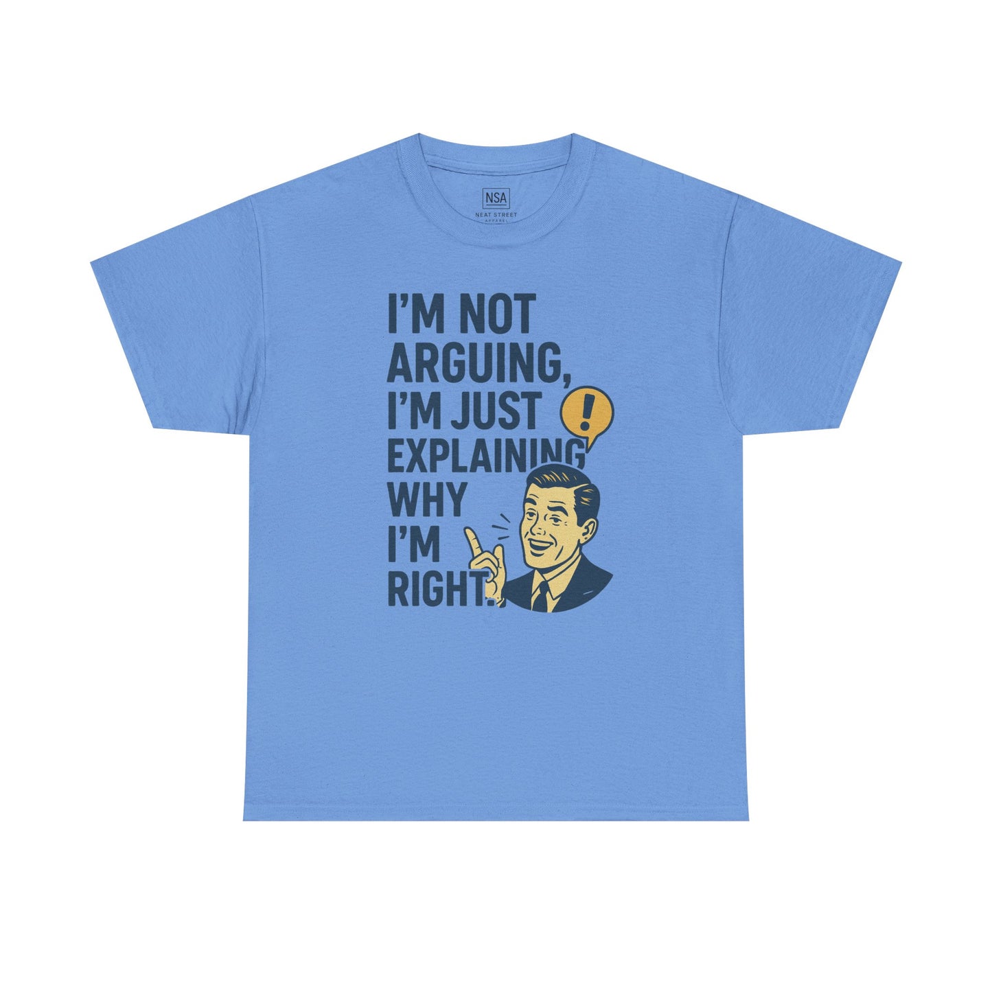 Unisex Humorous Explanation Tee, Funny T-Shirt