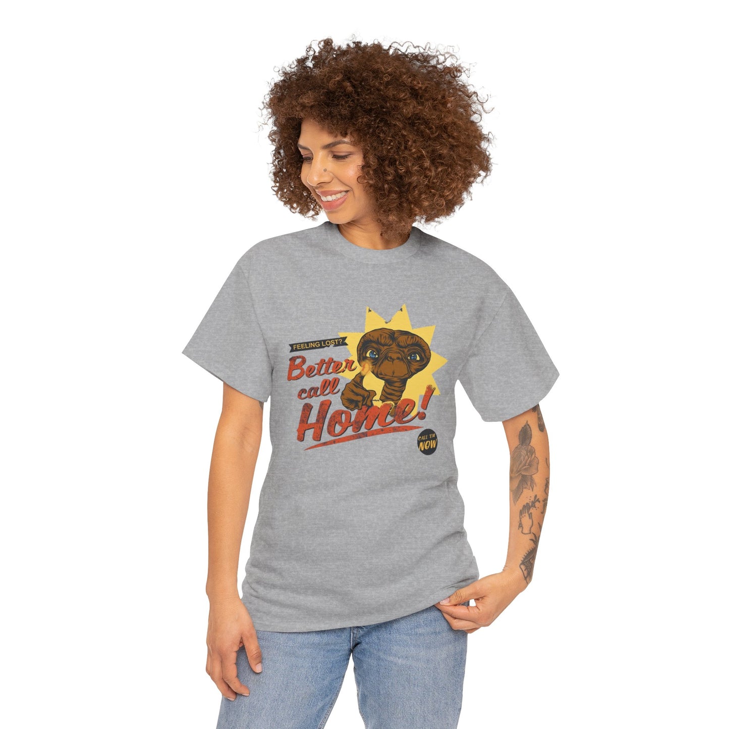 Better Call Home! Unisex Heavy Cotton Tee
