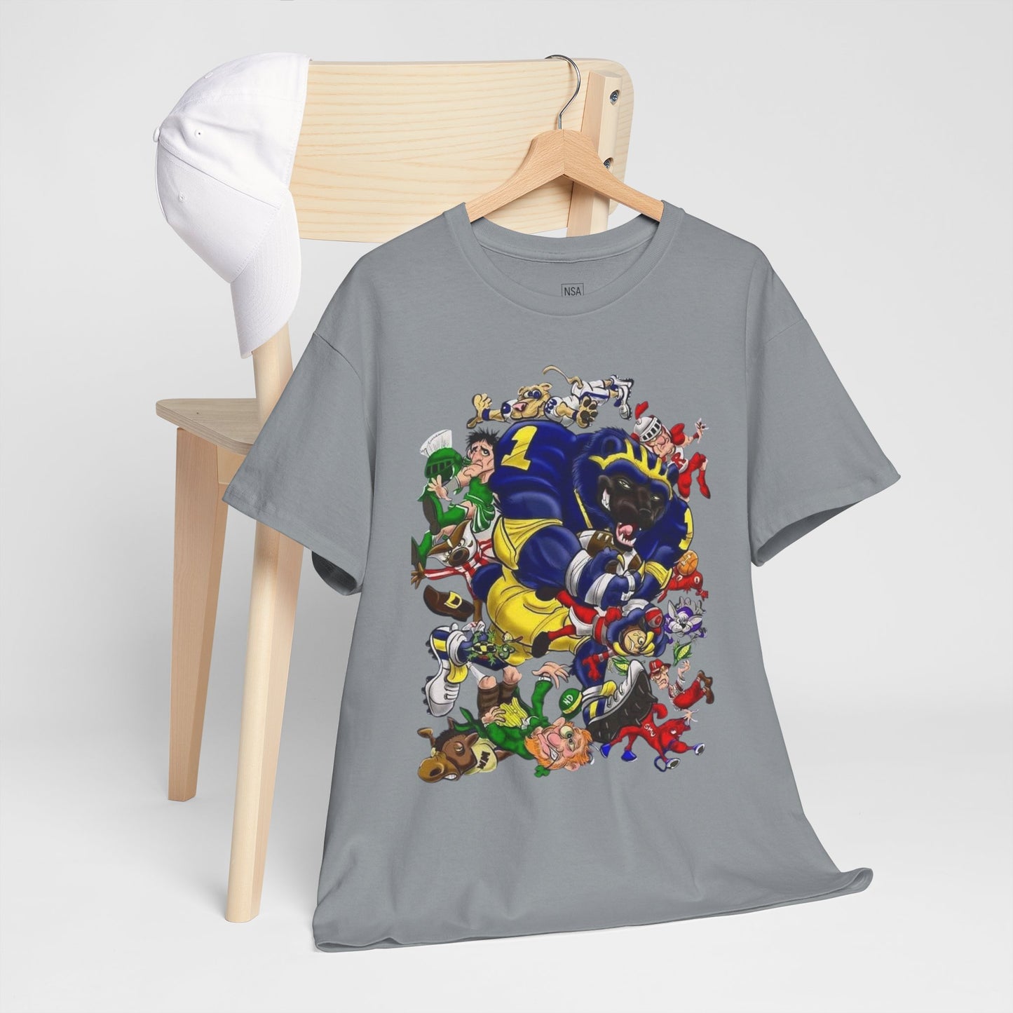 Wolverines Unisex Heavy Cotton Tee