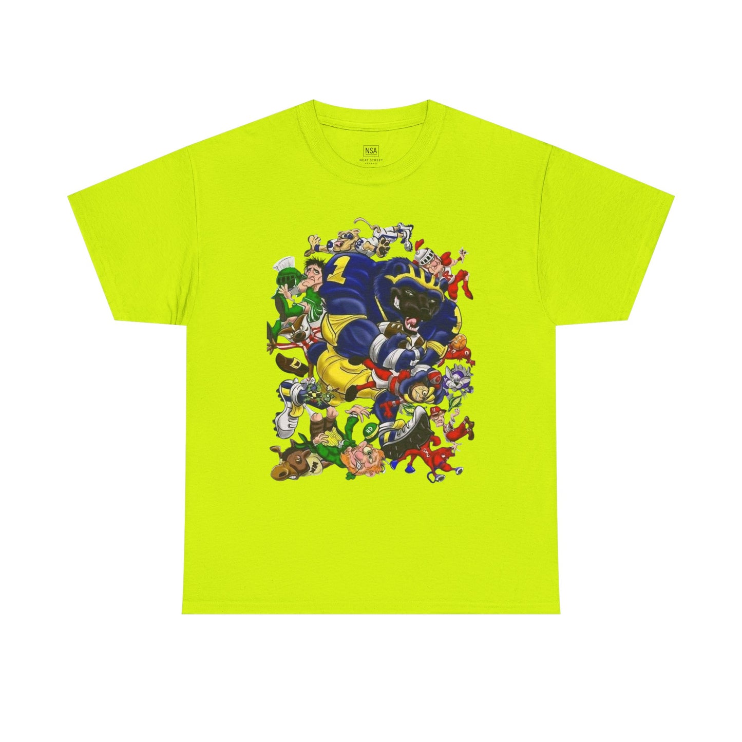 Wolverines Unisex Heavy Cotton Tee