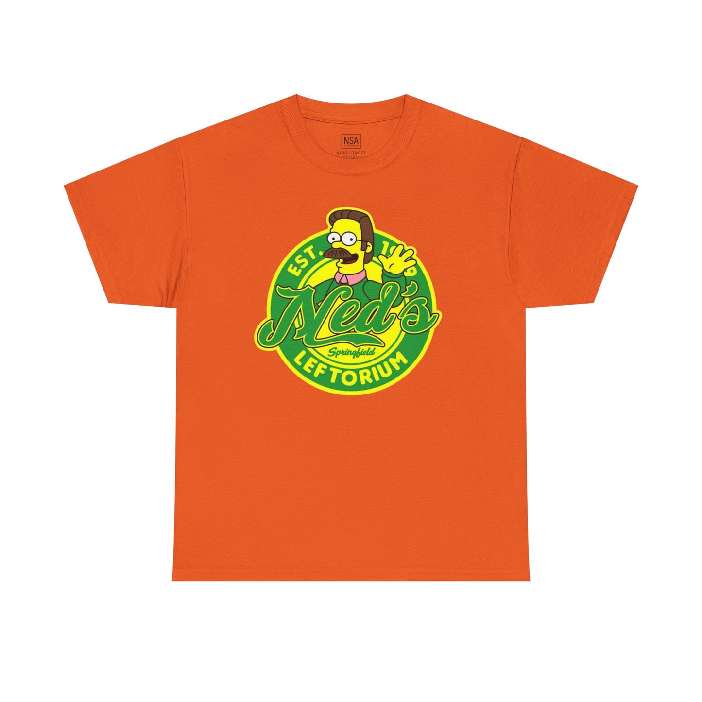Ned's Leftorium Unisex Heavy Cotton Tee