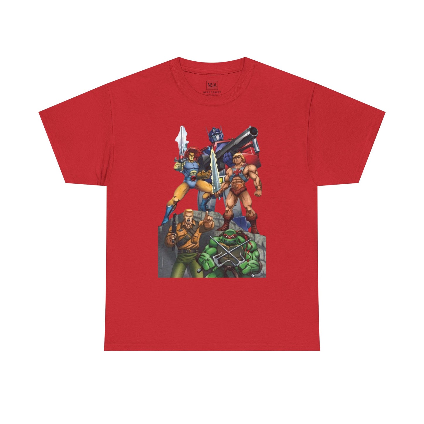 Retro 80s Action Heroes Unisex Tee