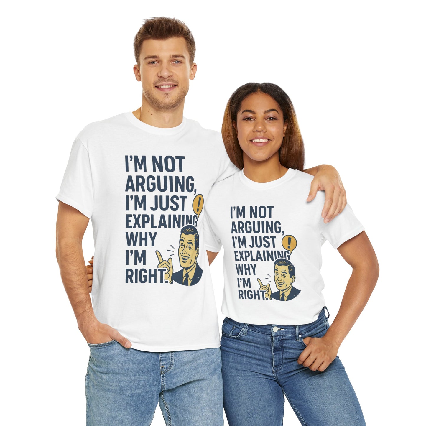 Unisex Humorous Explanation Tee, Funny T-Shirt