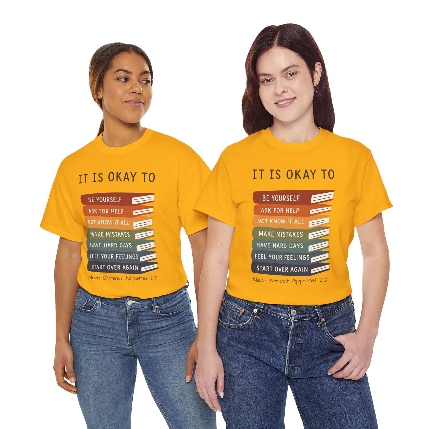 Inspirational Message Cotton Tee