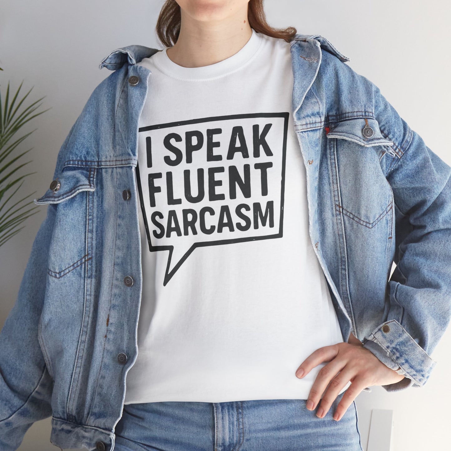 Fluent Sarcasm Humor Tee Unisex Cotton T-Shirt