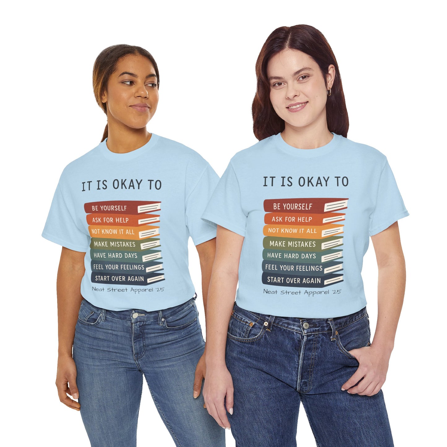 Inspirational Message Cotton Tee